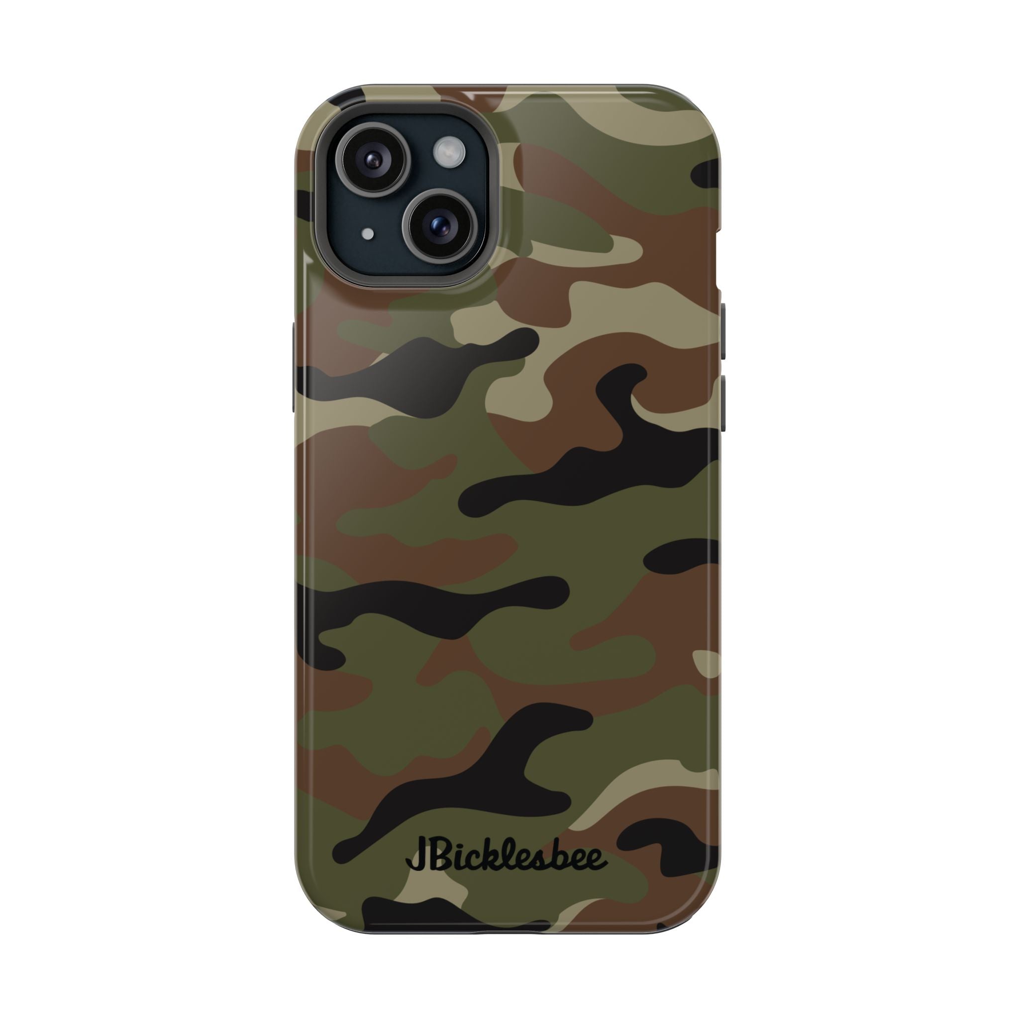 Retro Woodland Recon Camo MagSafe iPhone Tough Case