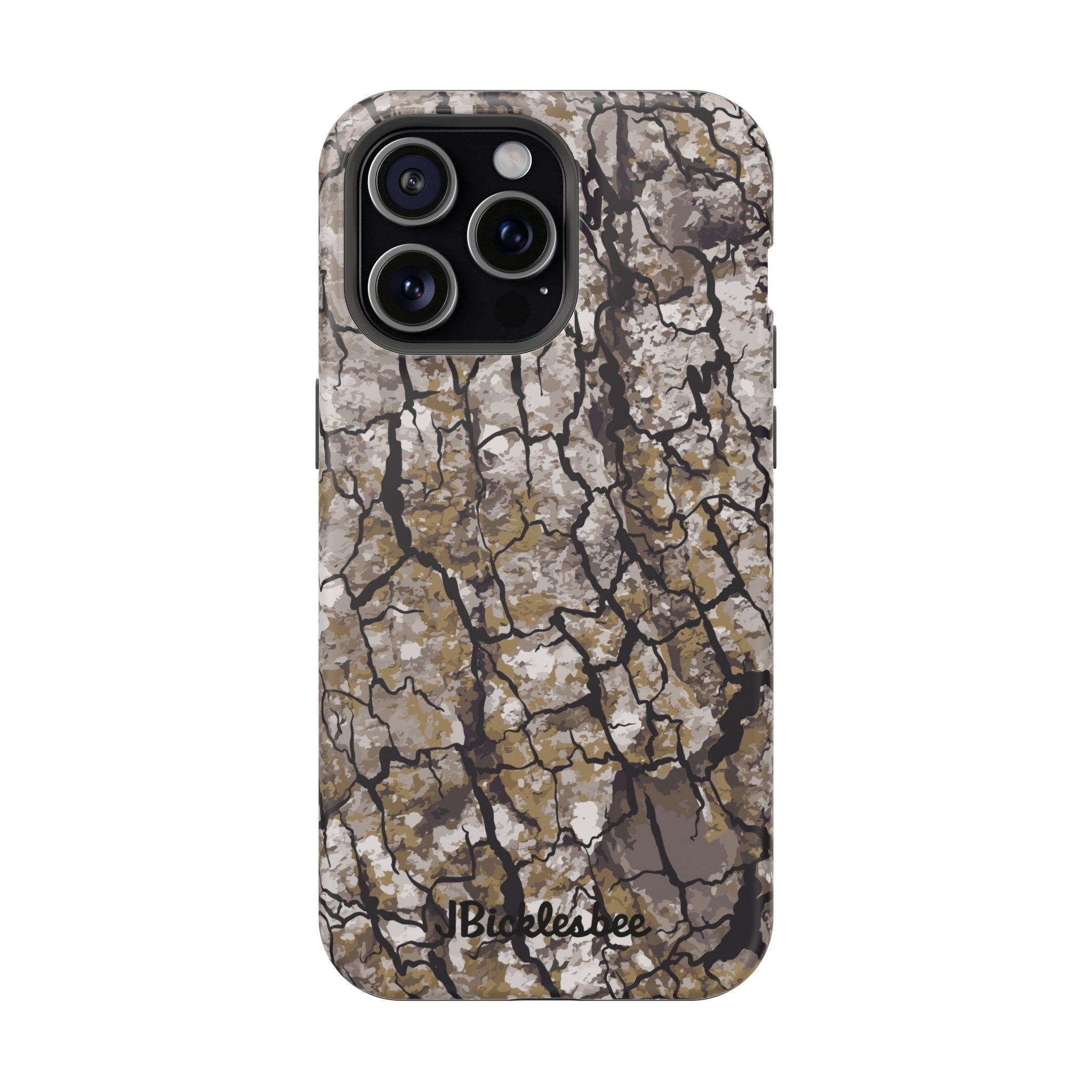 Alpha Tree Bark Camo MagSafe Tough iPhone Case