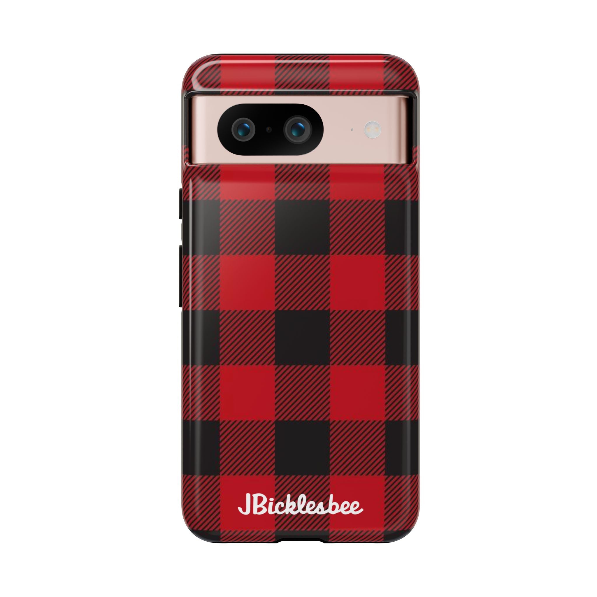 Retro Hunting Plaid Pattern Pixel Tough Case