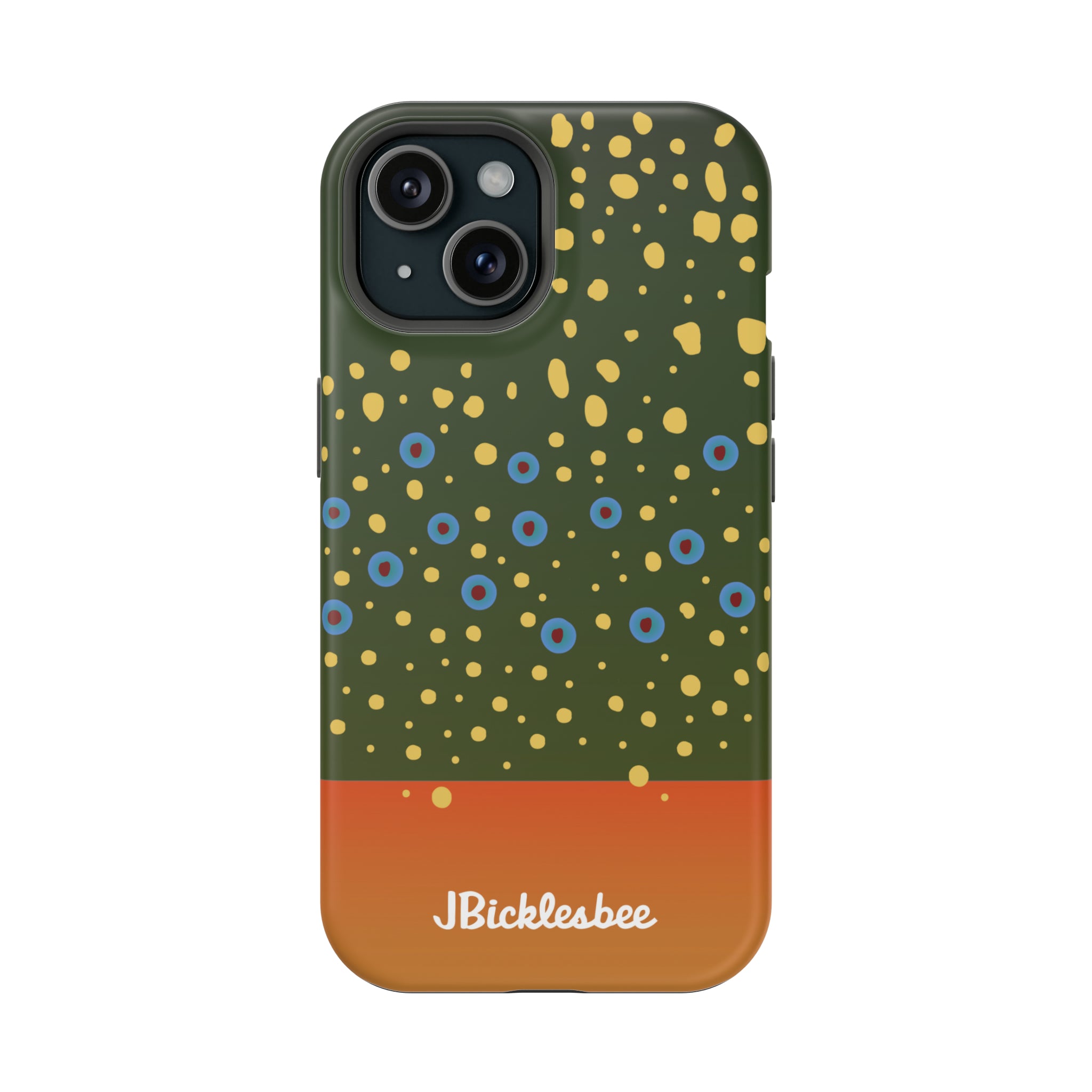 Brook Trout Pattern MagSafe iPhone Case