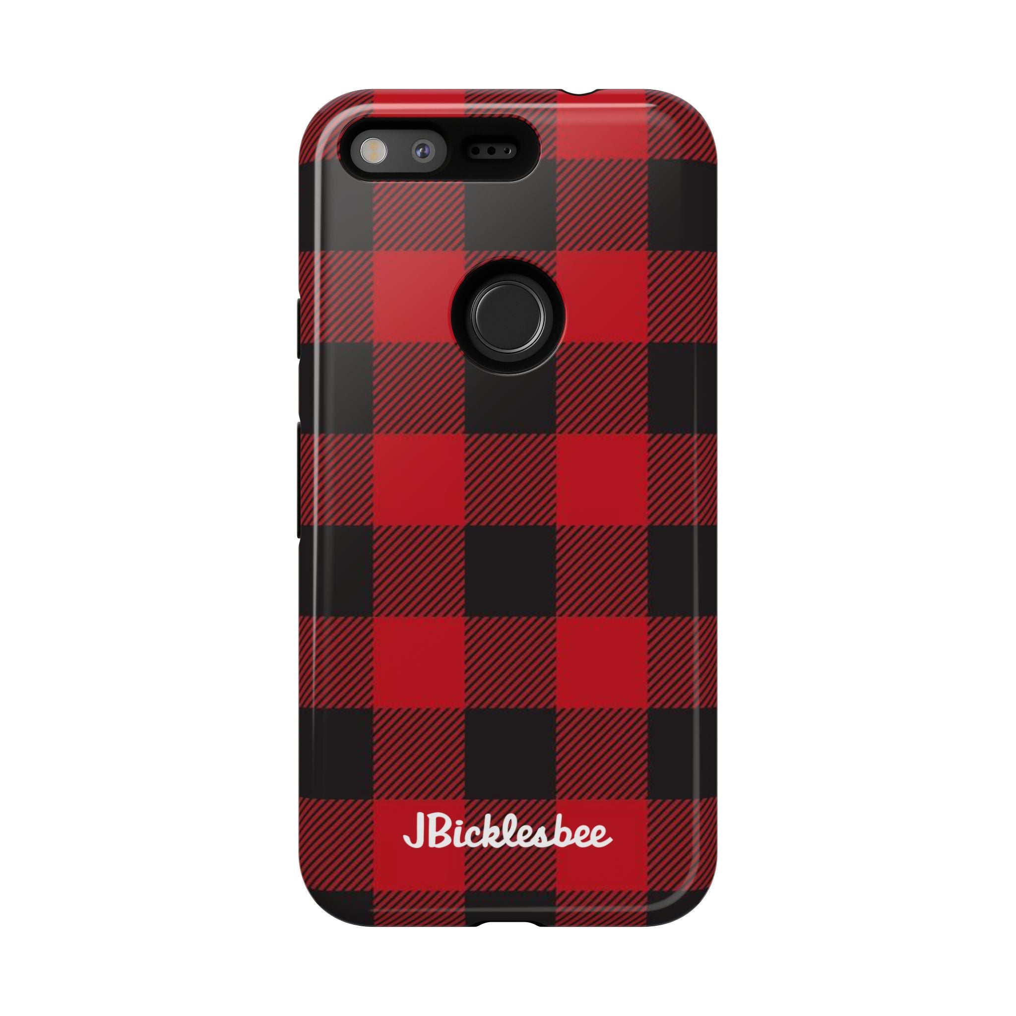 Retro Hunting Plaid Pattern Pixel Tough Case