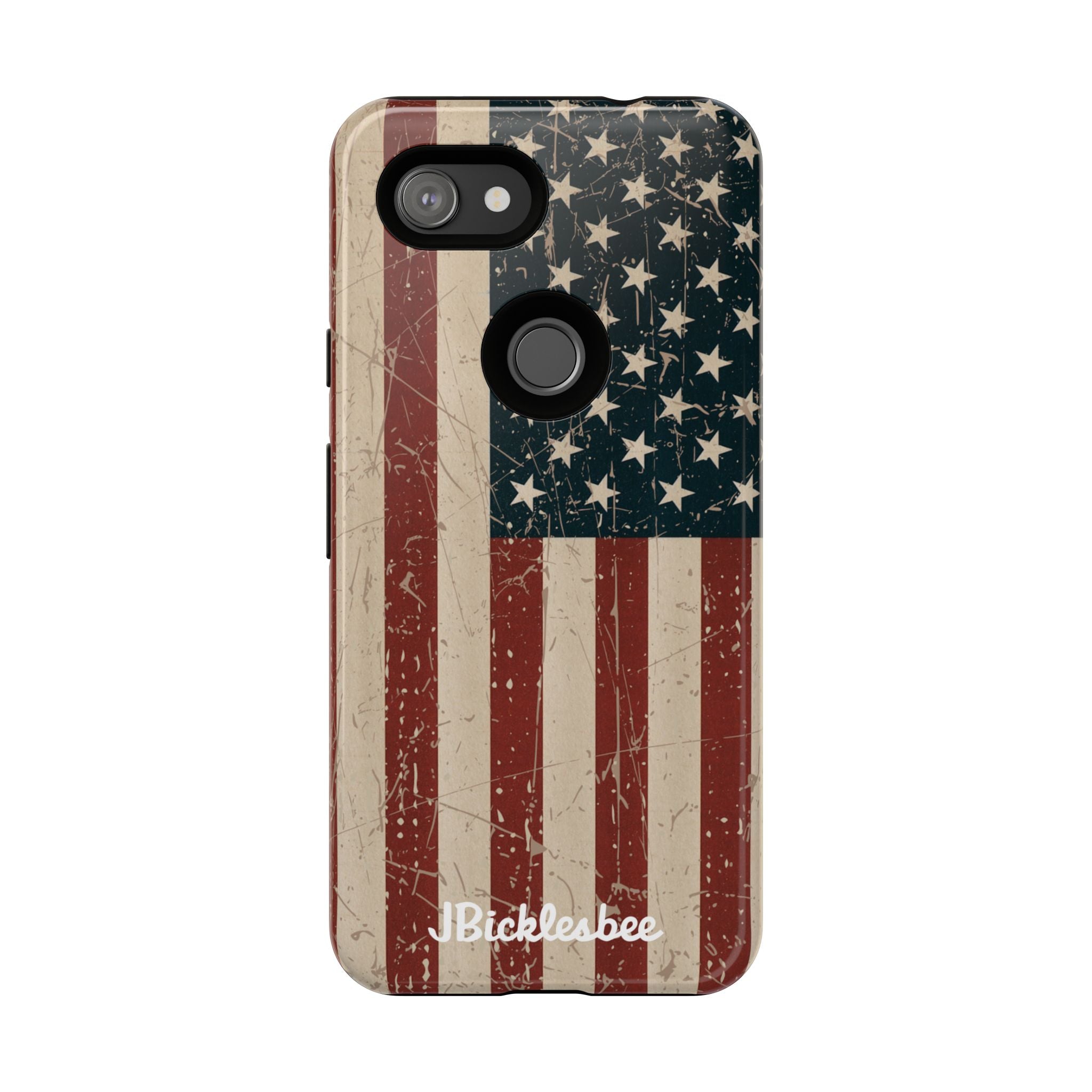 Old Glory American Flag Pixel Tough Case