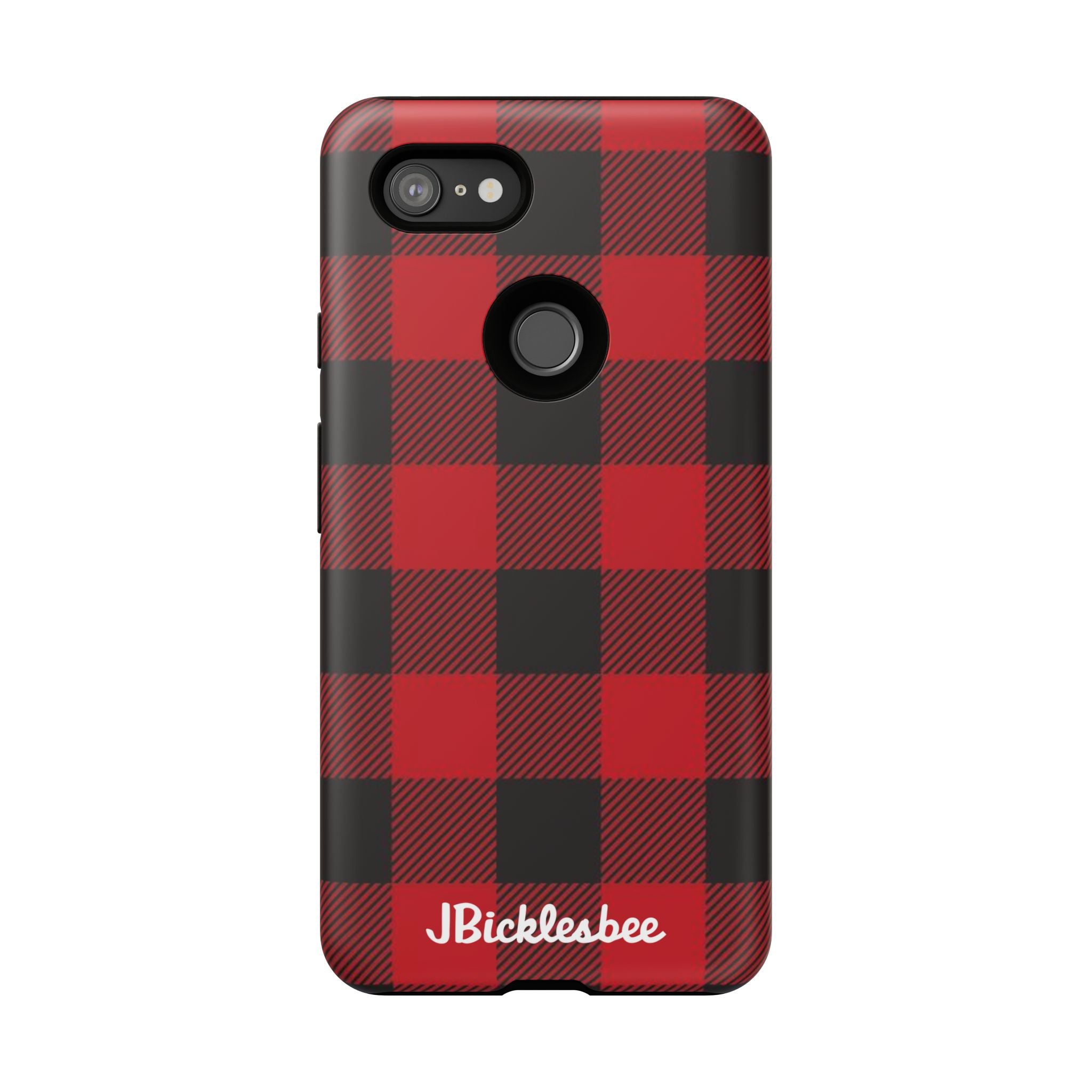 Retro Hunting Plaid Pattern Pixel Tough Case
