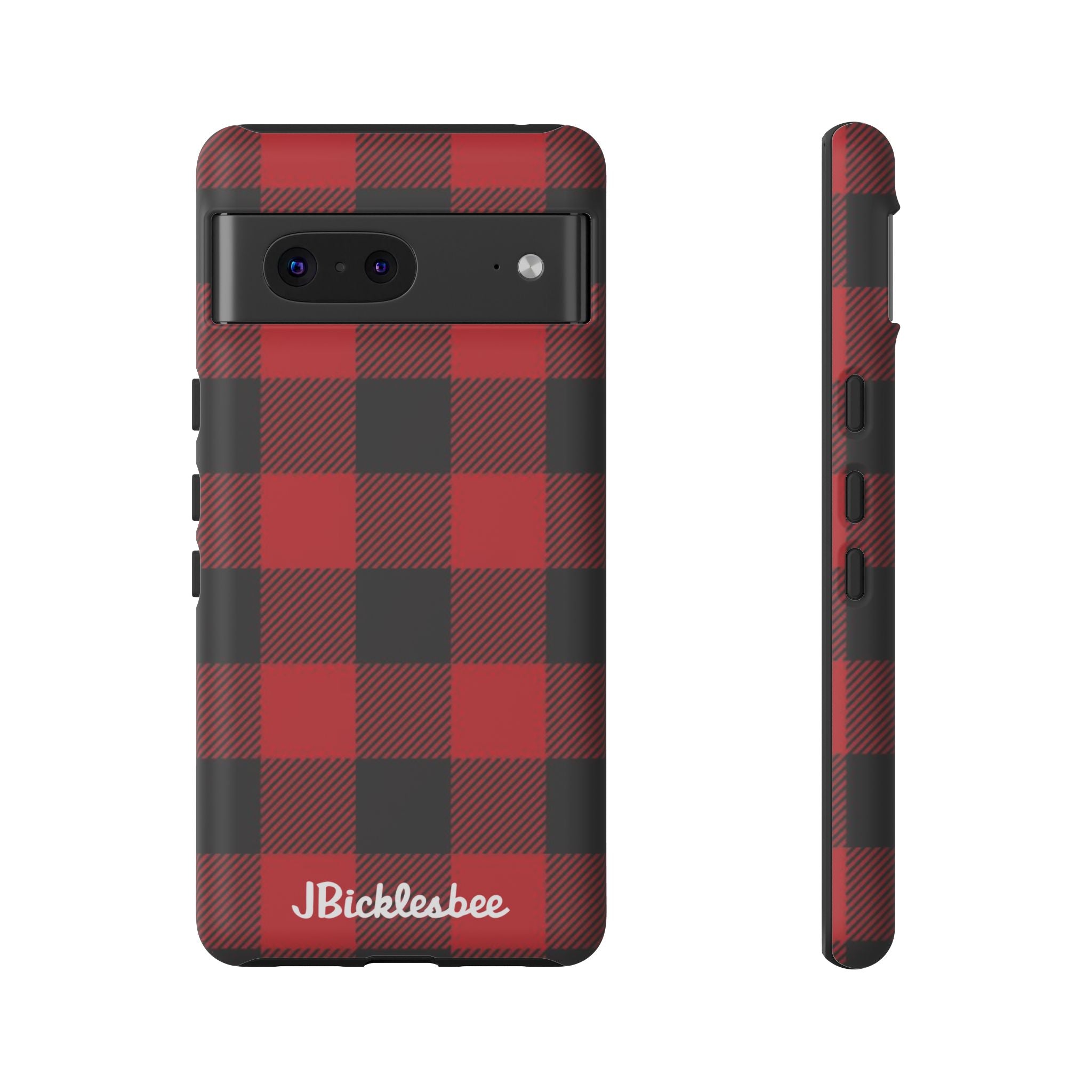 Retro Hunting Plaid Pattern Pixel Tough Case