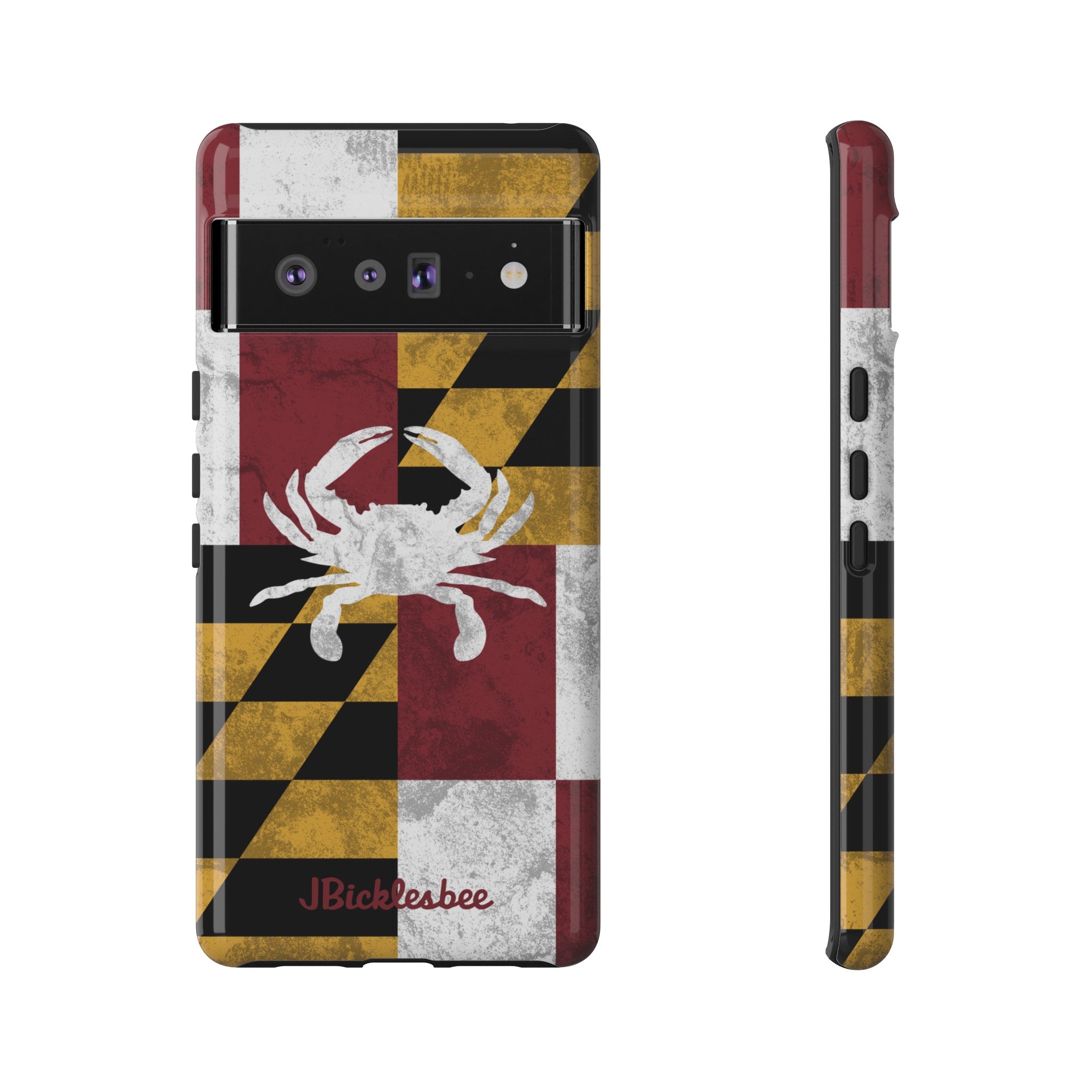 Maryland Flag Crab Pixel Tough Case