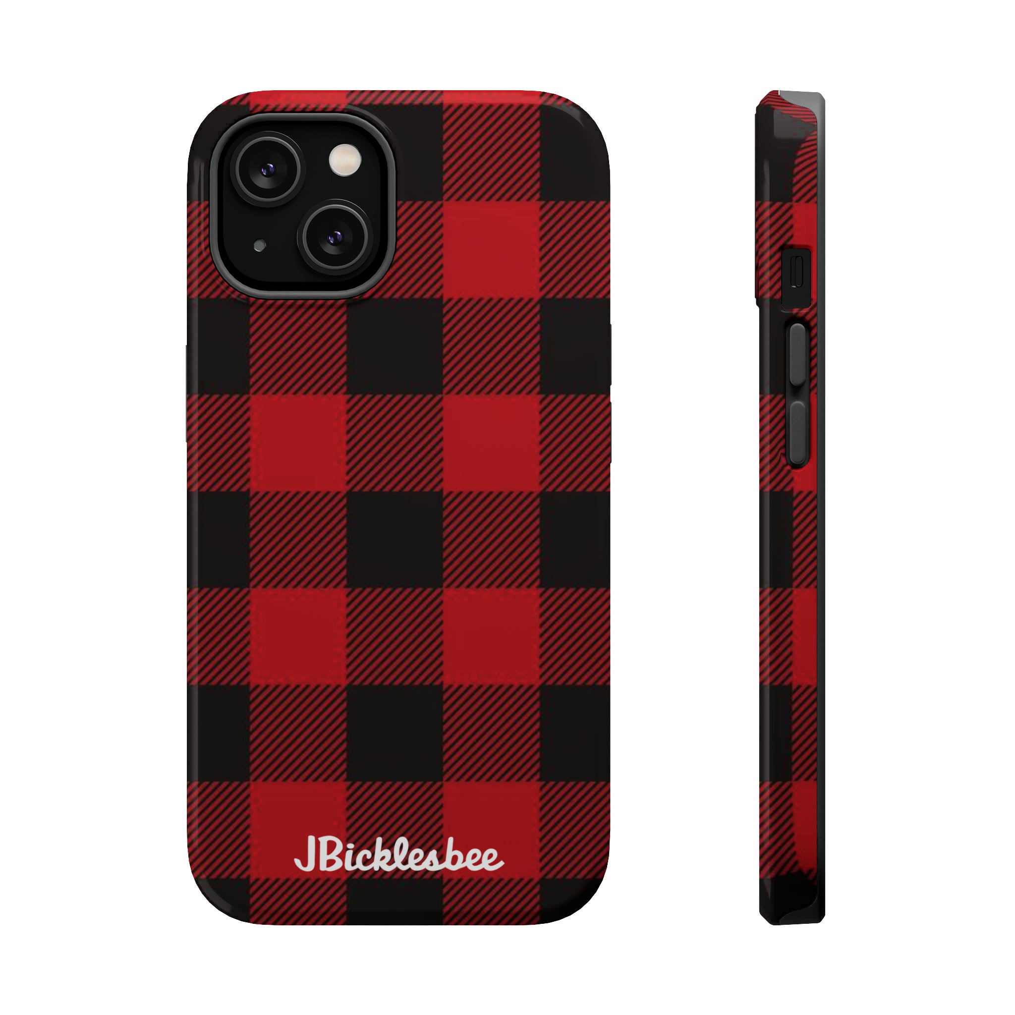 Retro Hunting Plaid Pattern MagSafe iPhone Case