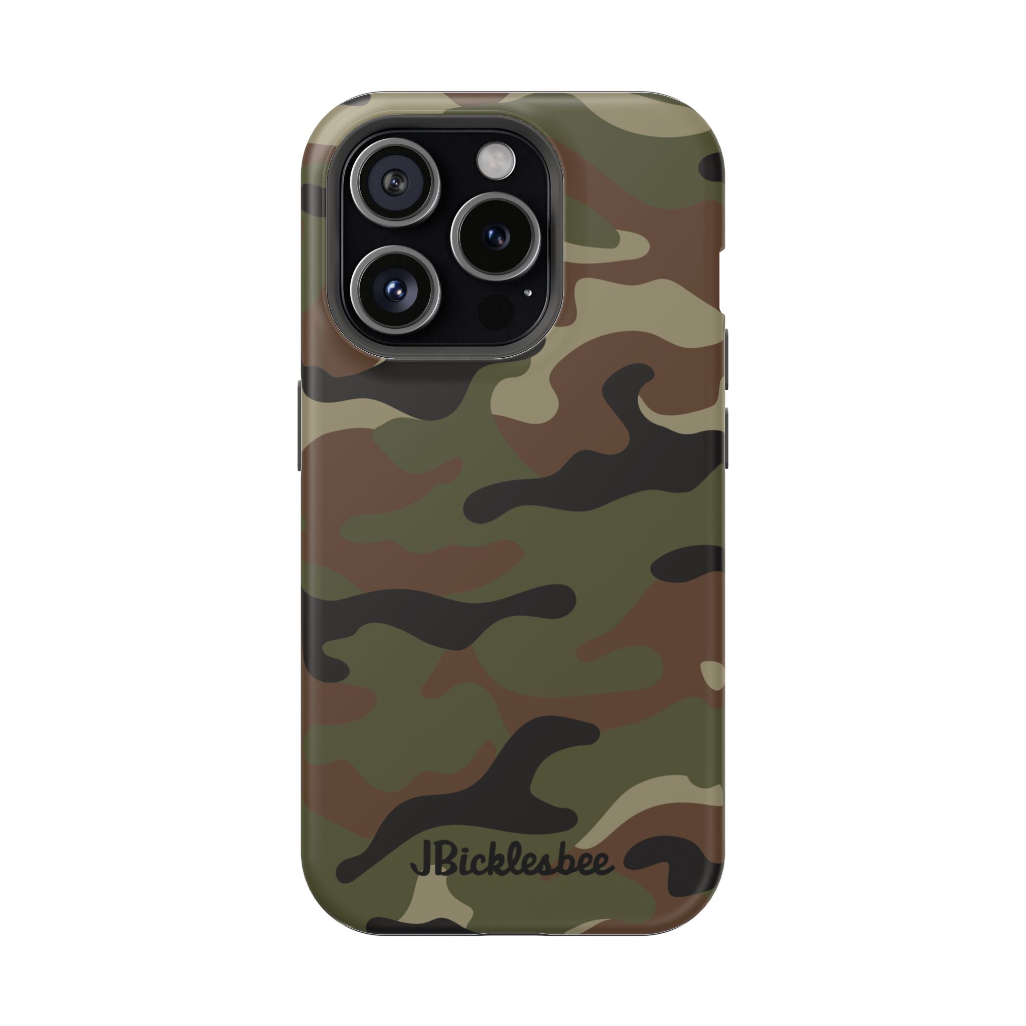 Retro Woodland Recon Camo MagSafe iPhone Tough Case