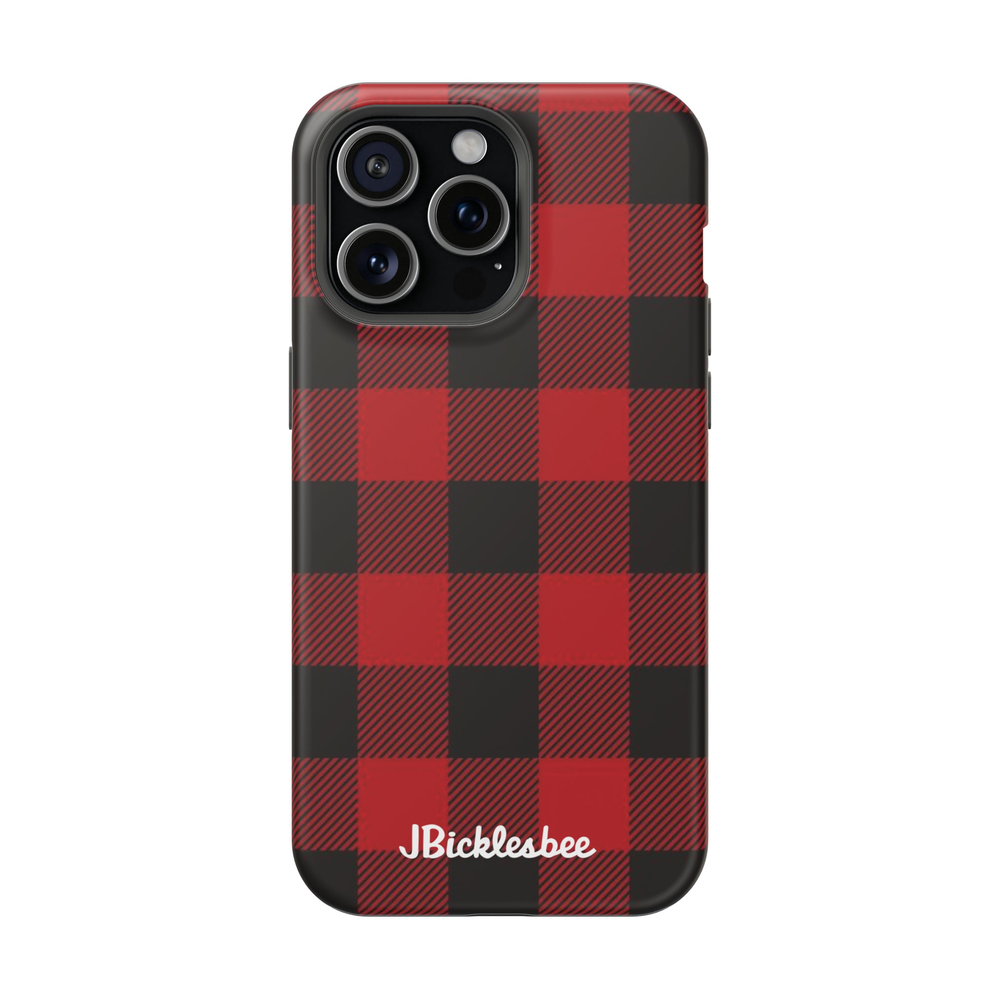 Retro Hunting Plaid Pattern MagSafe iPhone Case