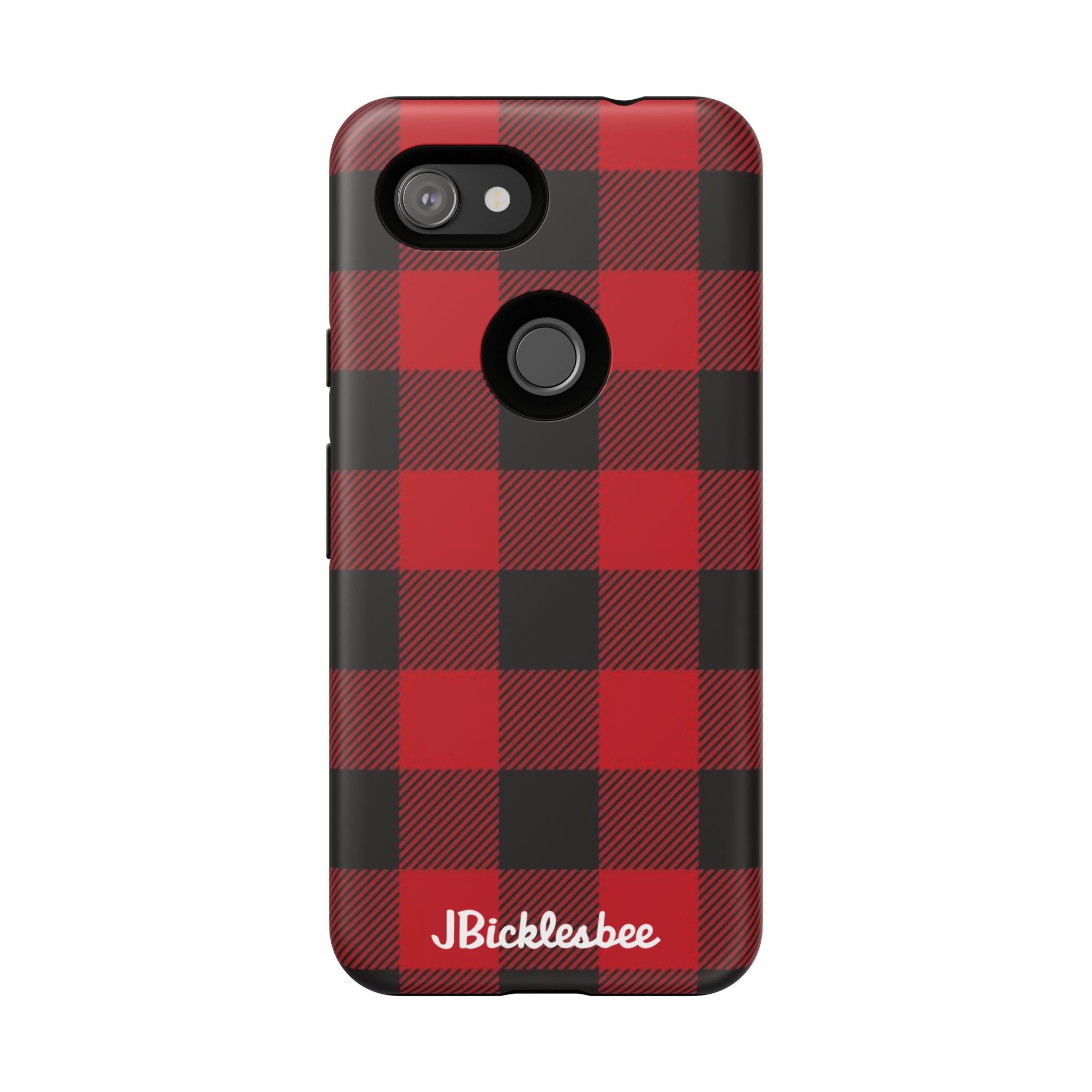 Retro Hunting Plaid Pattern Pixel Tough Case