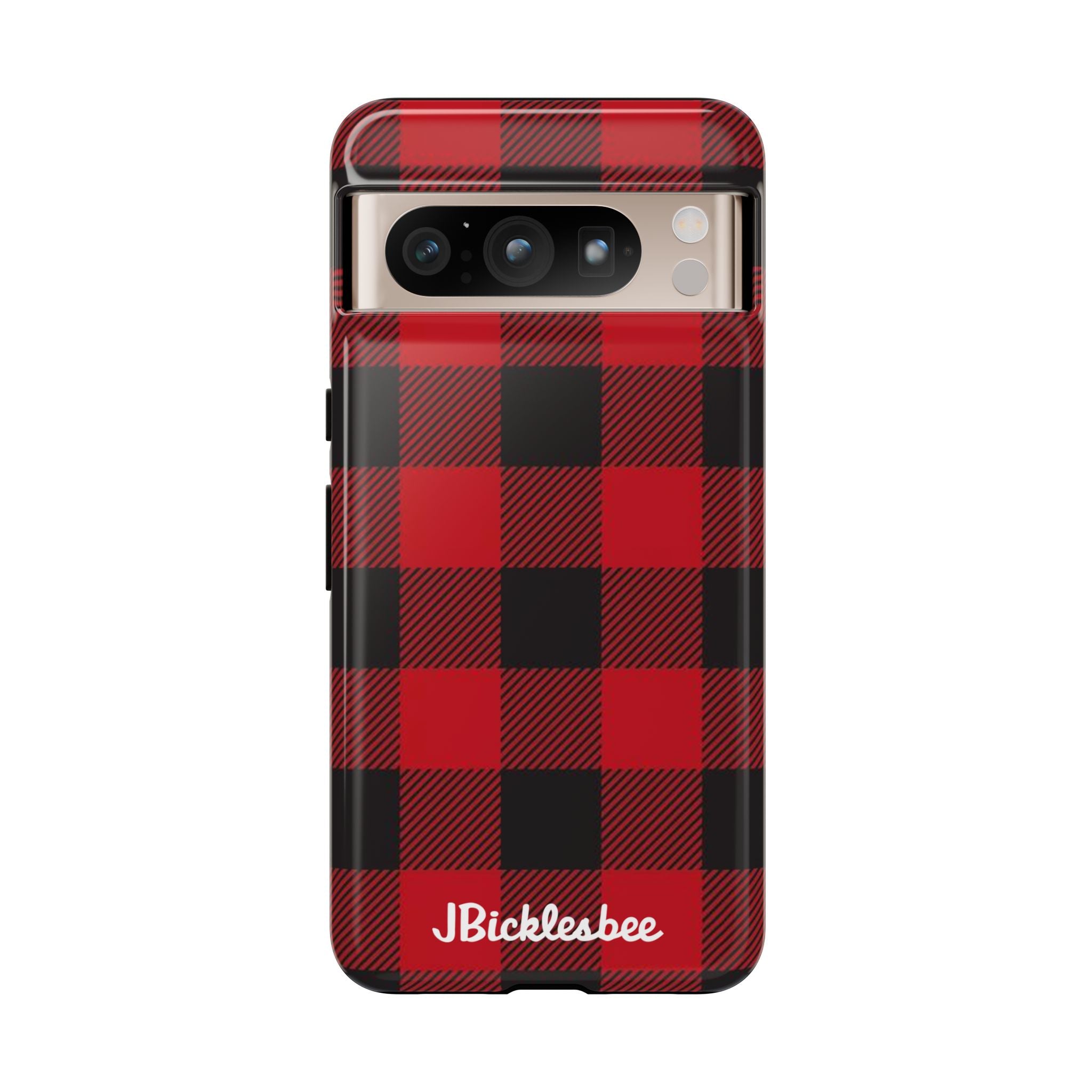 Retro Hunting Plaid Pattern Pixel Tough Case