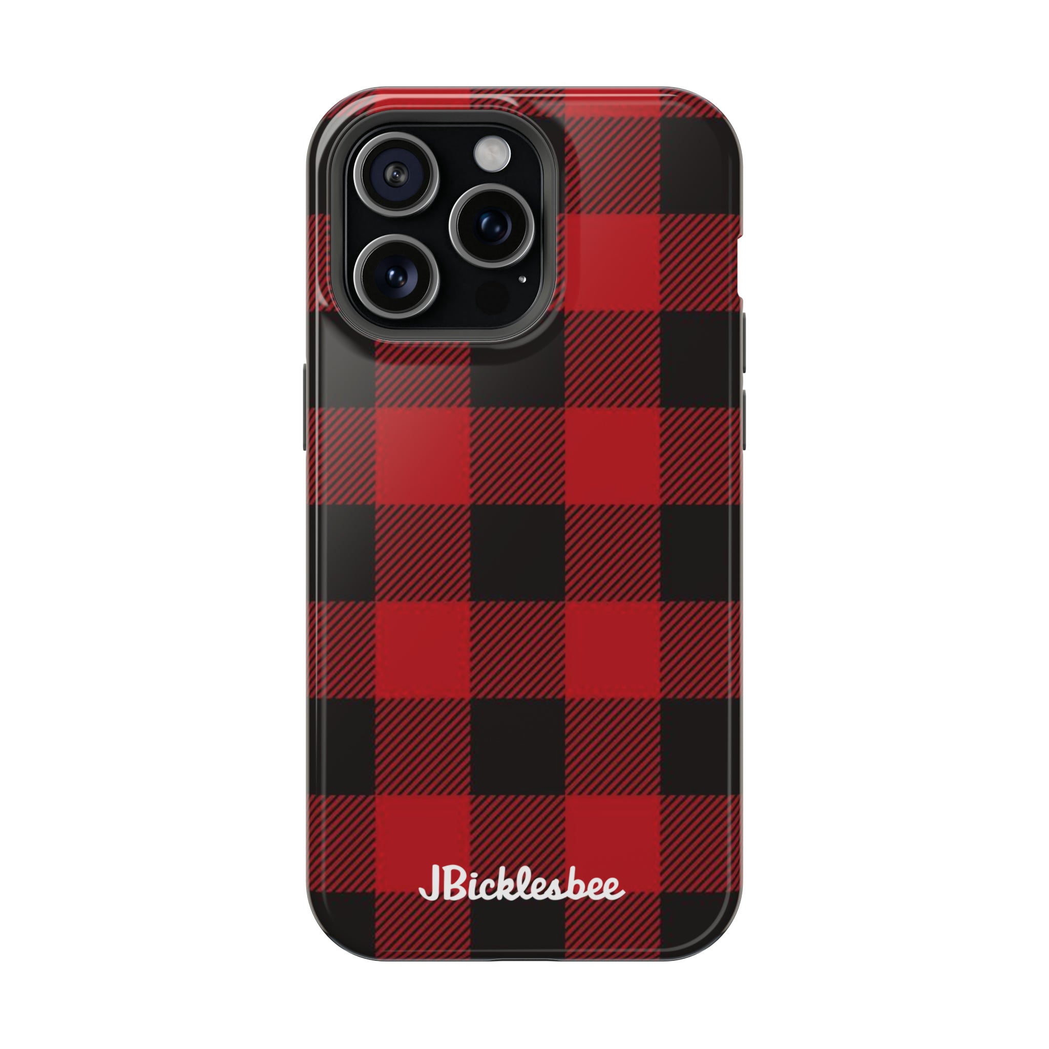 Retro Hunting Plaid Pattern MagSafe iPhone Case