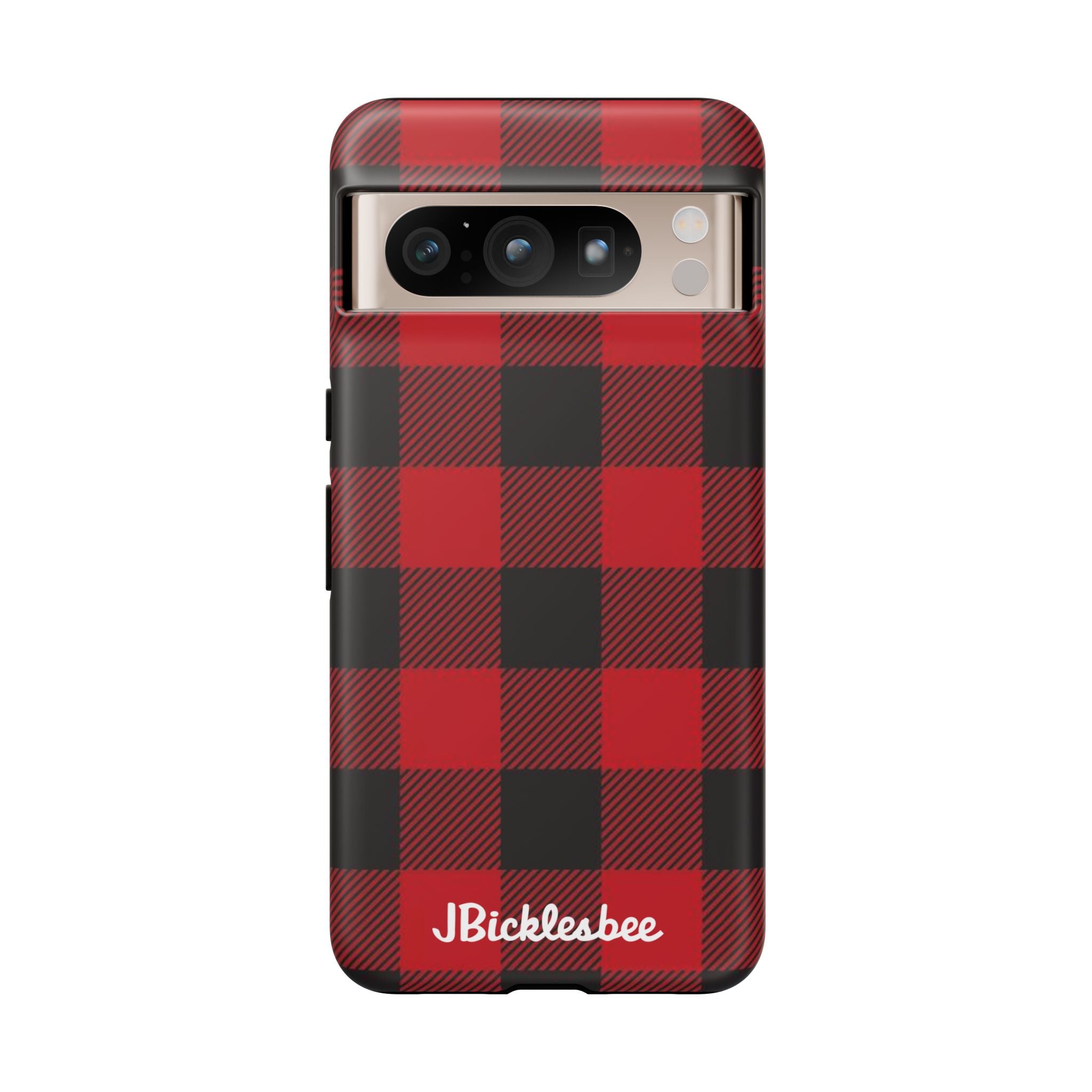Retro Hunting Plaid Pattern Pixel Tough Case