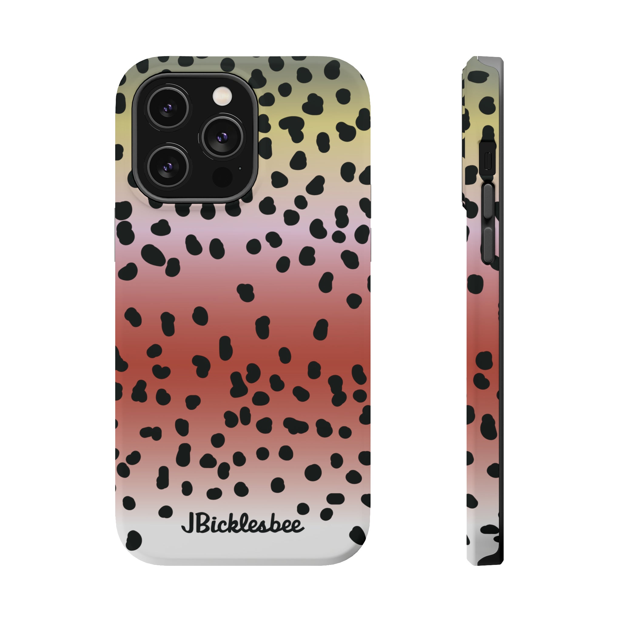 Rainbow Trout Pattern MagSafe iPhone Case