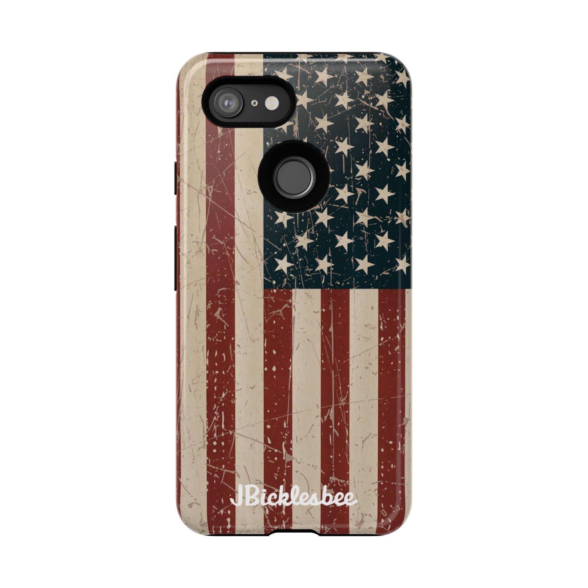 Old Glory American Flag Pixel Tough Case
