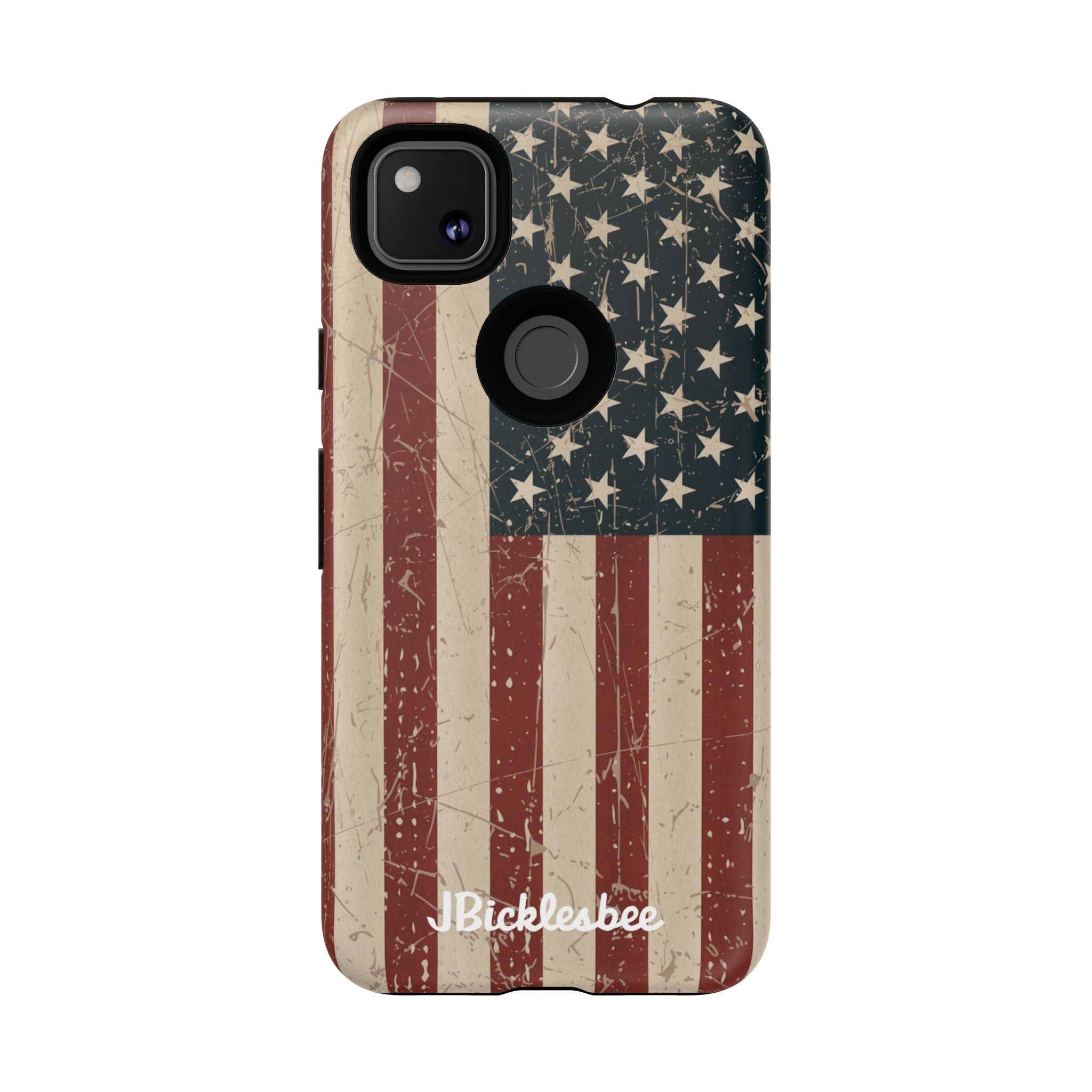 Old Glory American Flag Pixel Tough Case