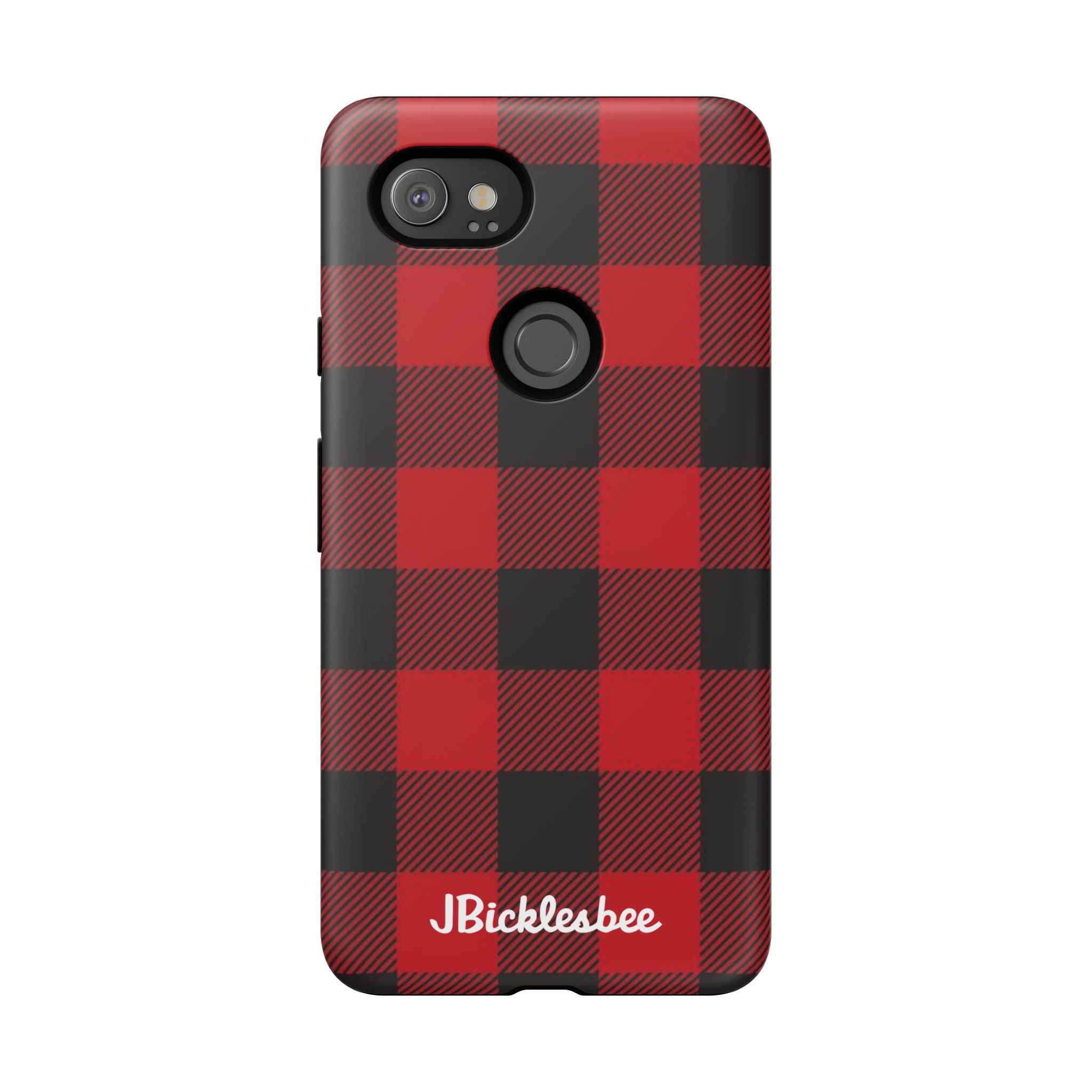 Retro Hunting Plaid Pattern Pixel Tough Case