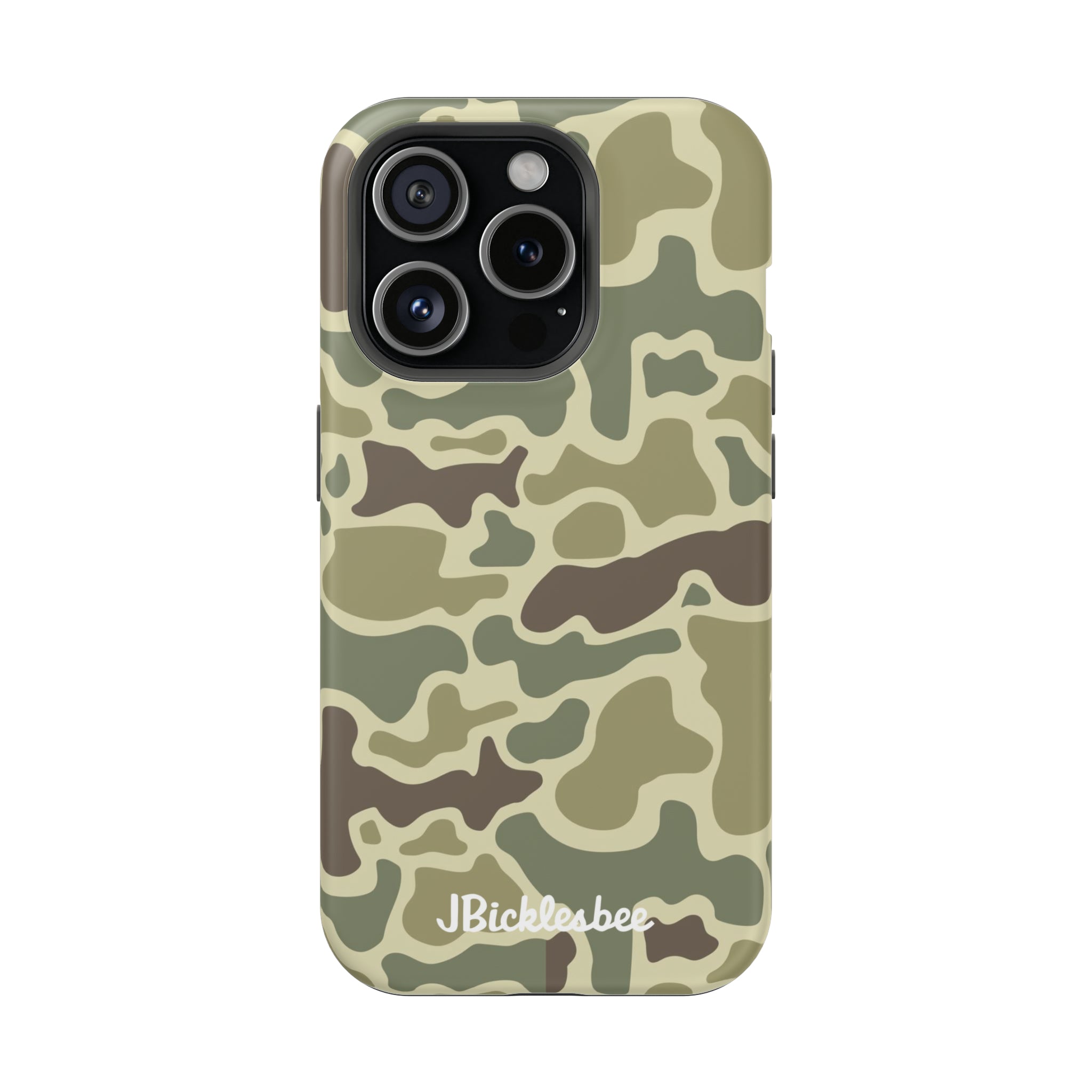 Retro Forest Duck Camo MagSafe iPhone Case