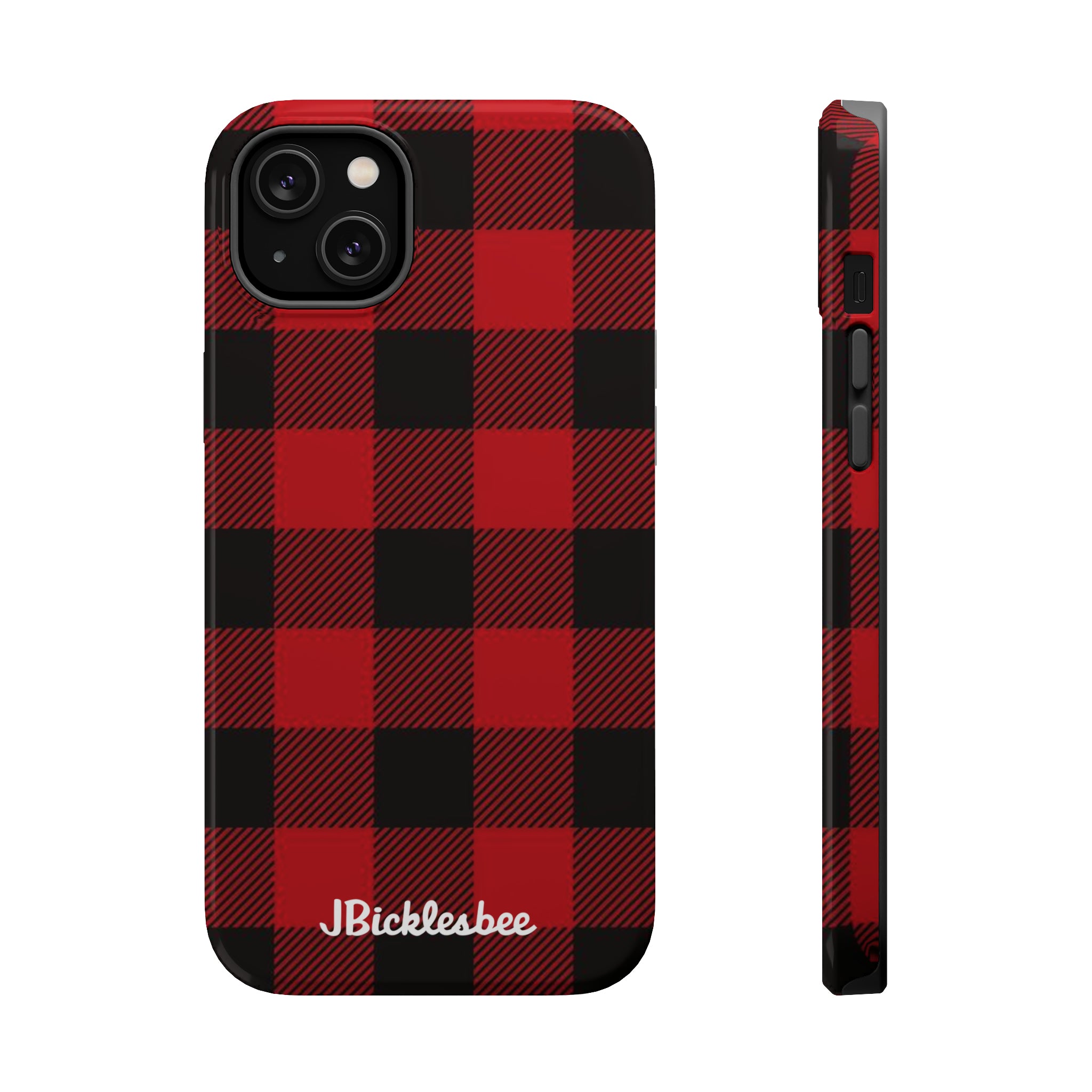 Retro Hunting Plaid Pattern MagSafe iPhone Case