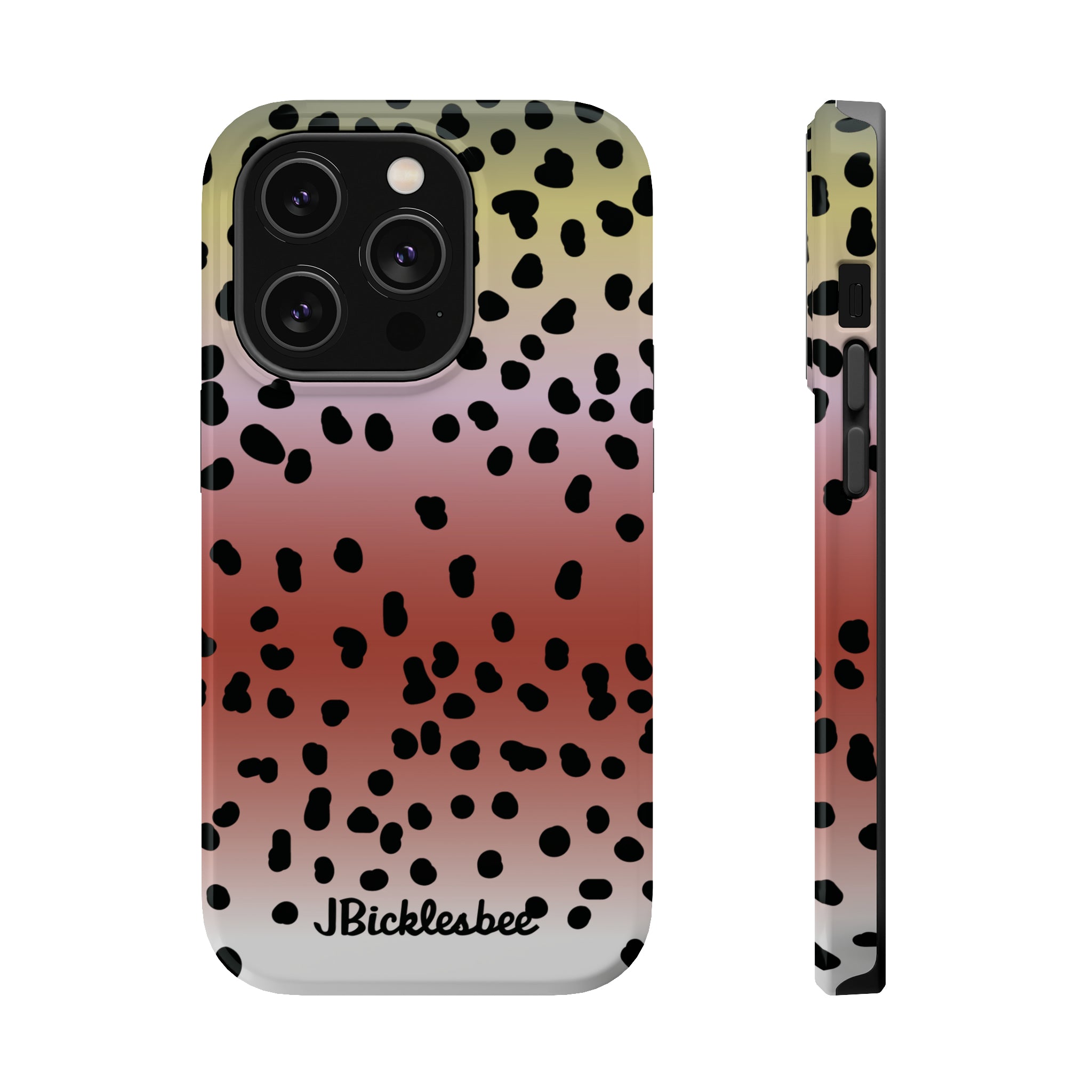 Rainbow Trout Pattern MagSafe iPhone Case