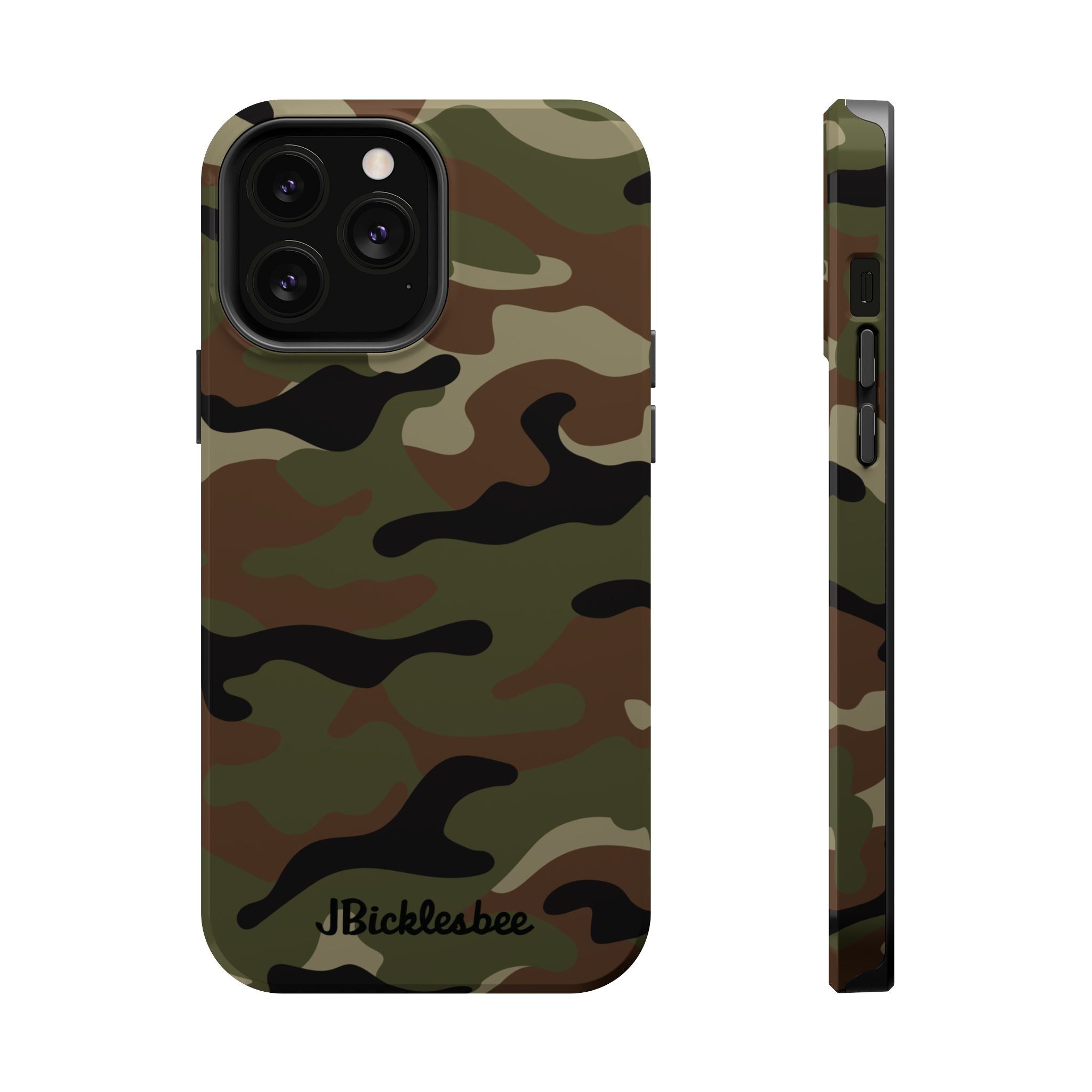 Retro Woodland Recon Camo MagSafe iPhone Tough Case