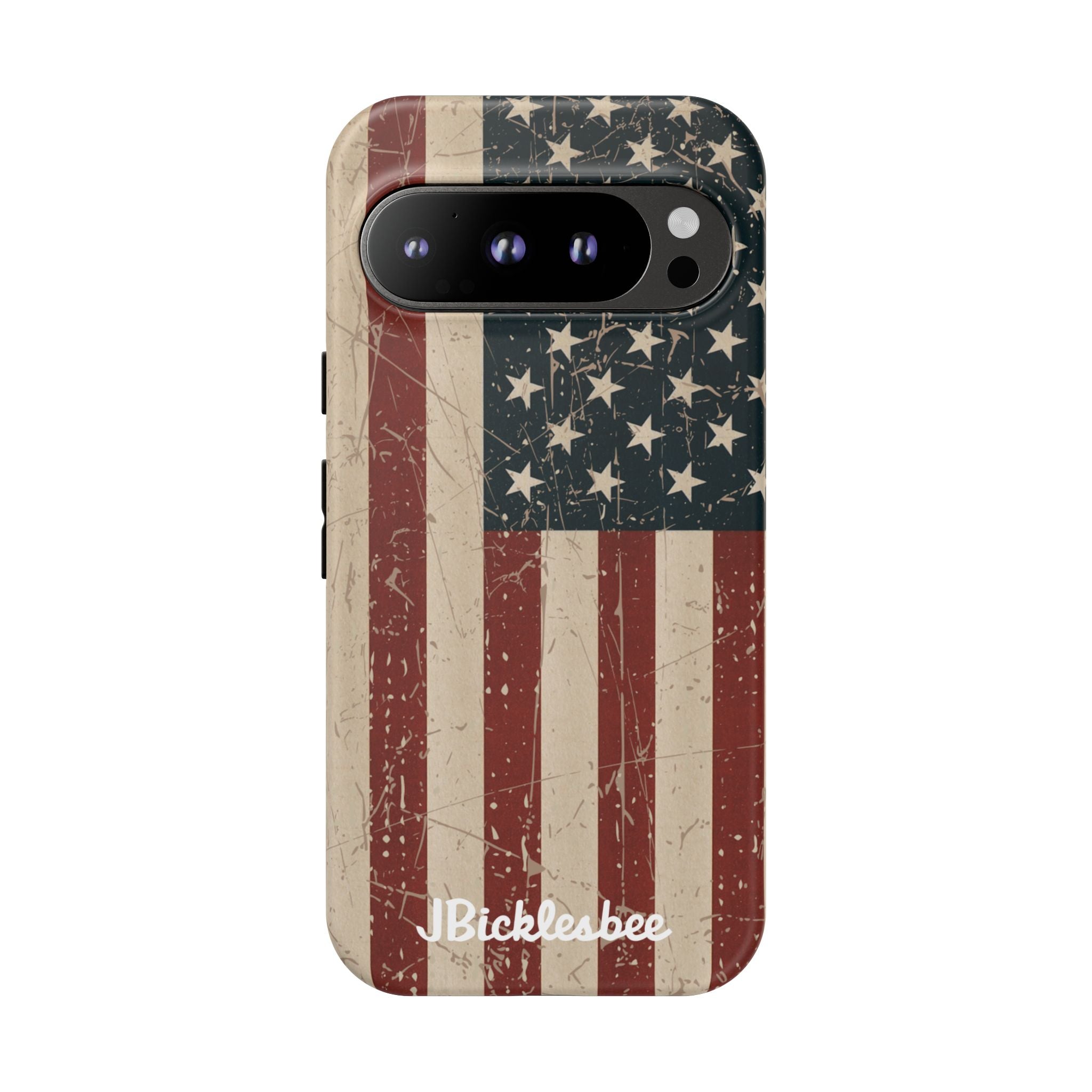Old Glory American Flag Pixel Tough Case
