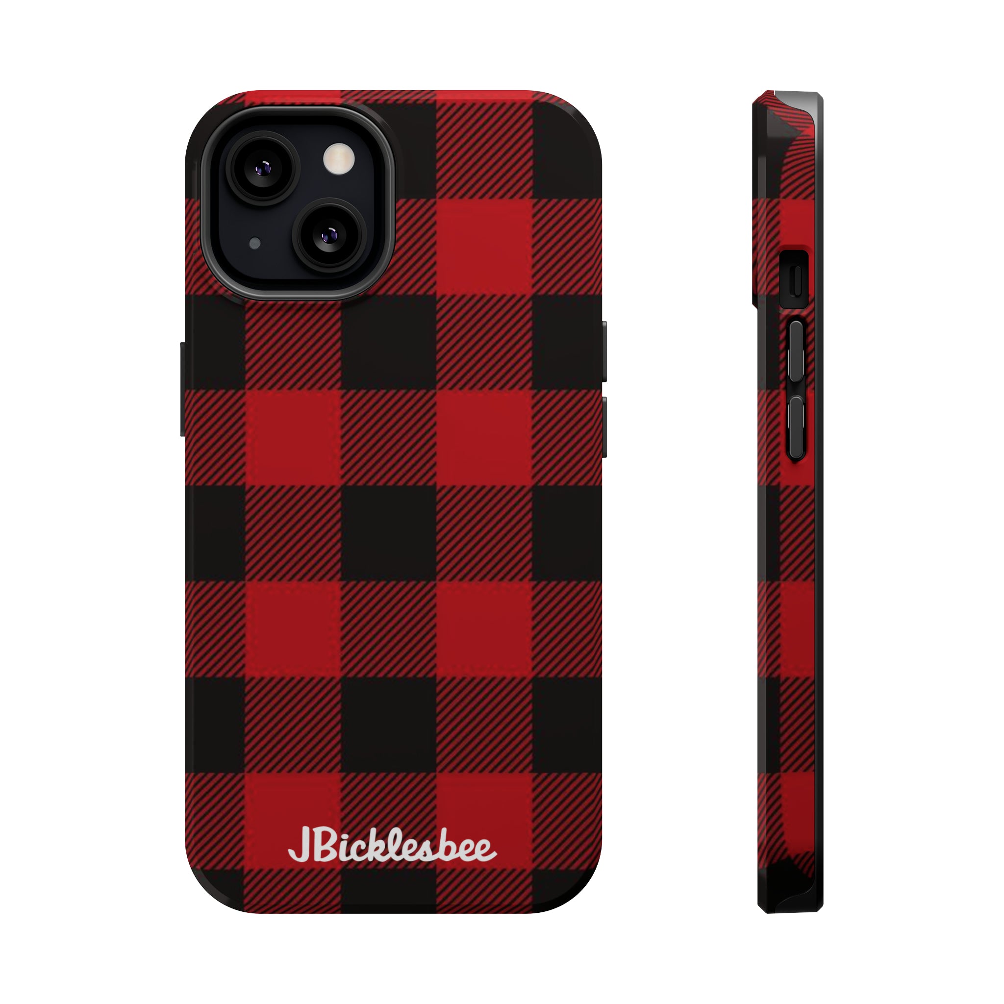 Retro Hunting Plaid Pattern MagSafe iPhone Case