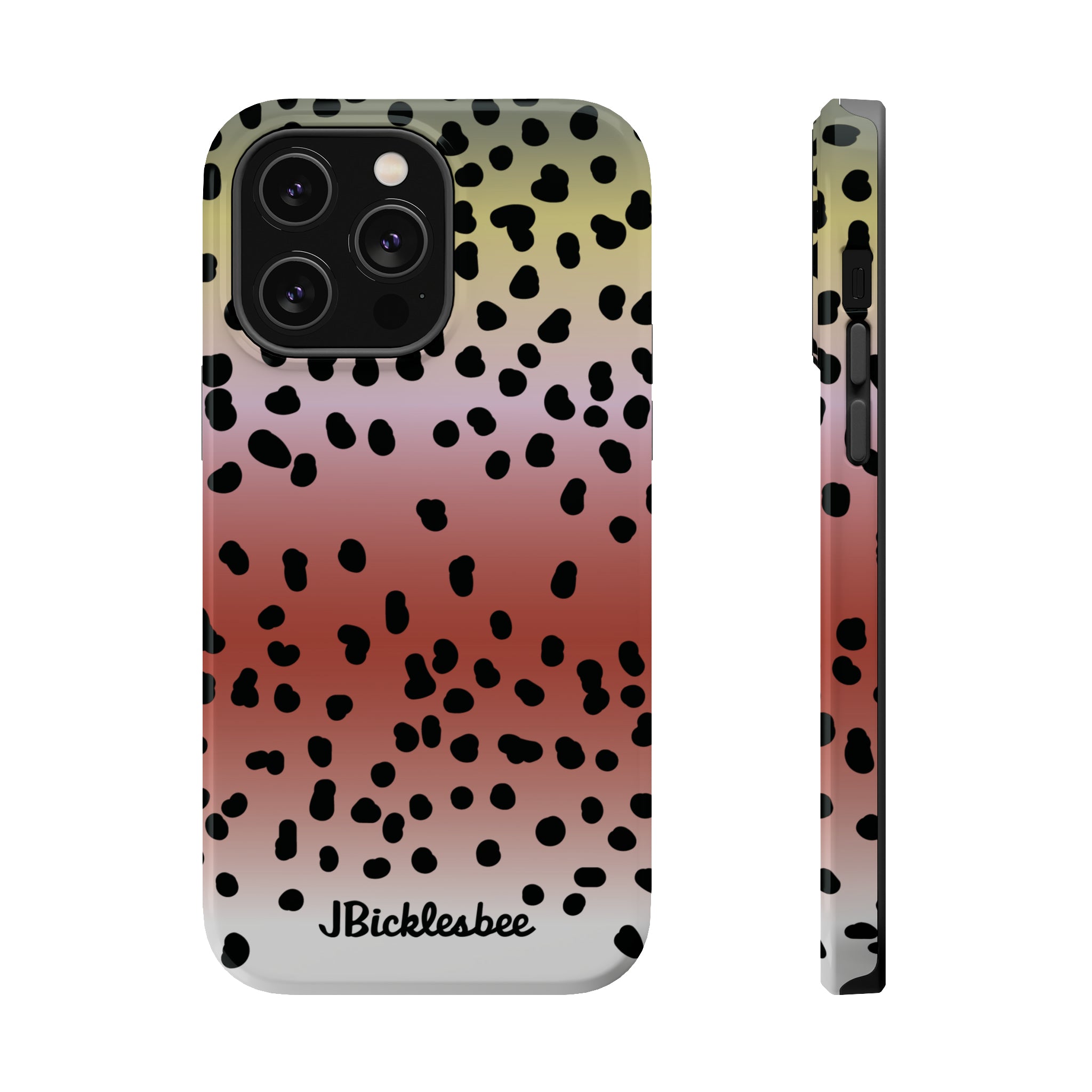 Rainbow Trout Pattern MagSafe iPhone Case