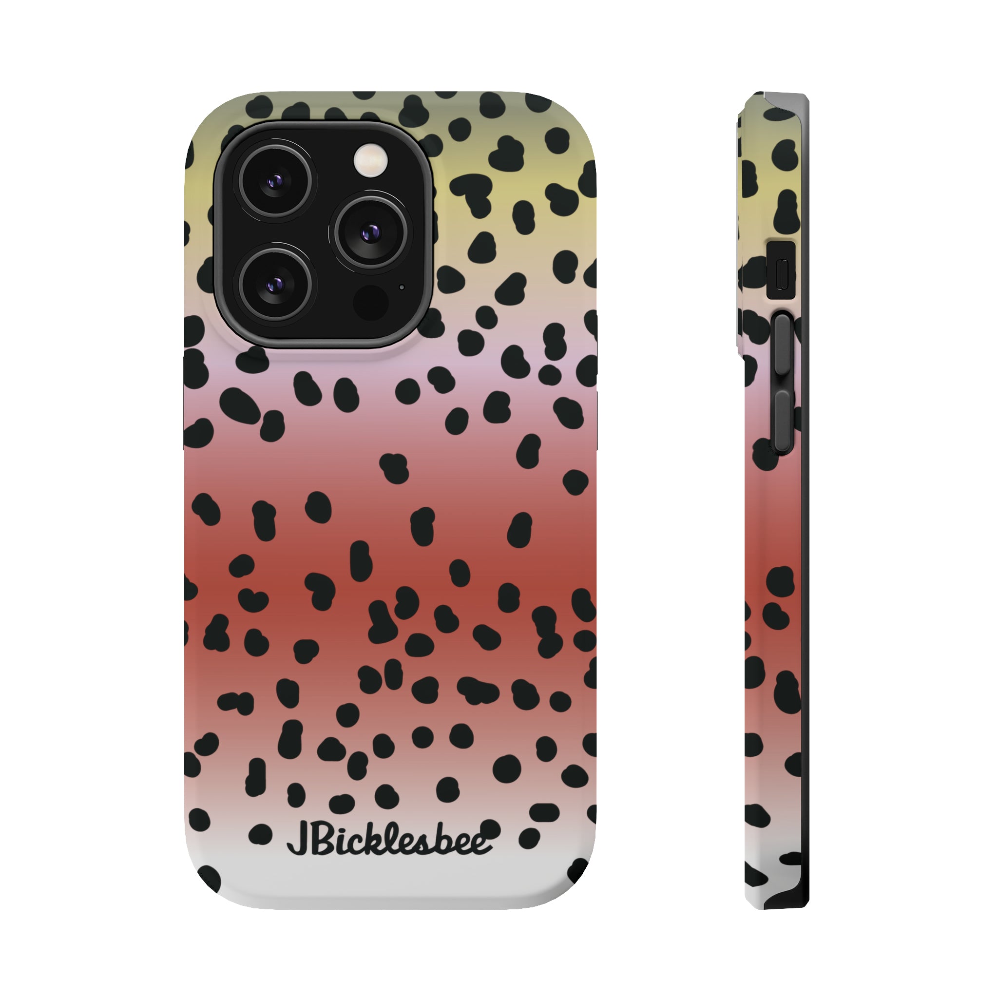 Rainbow Trout Pattern MagSafe iPhone Case