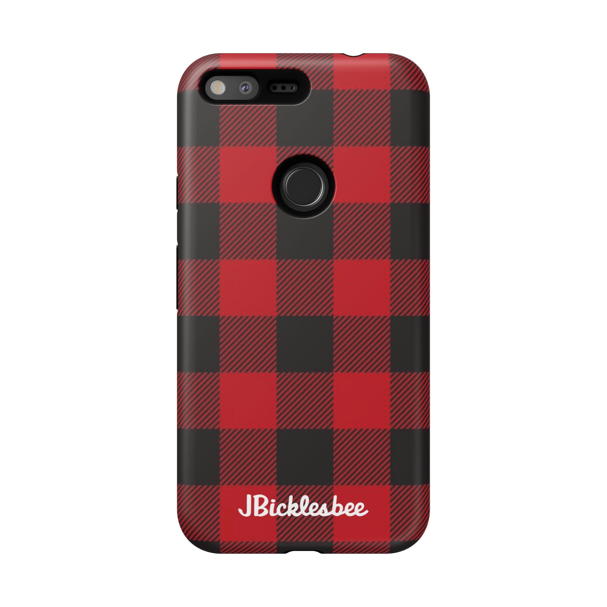 Retro Hunting Plaid Pattern Pixel Tough Case