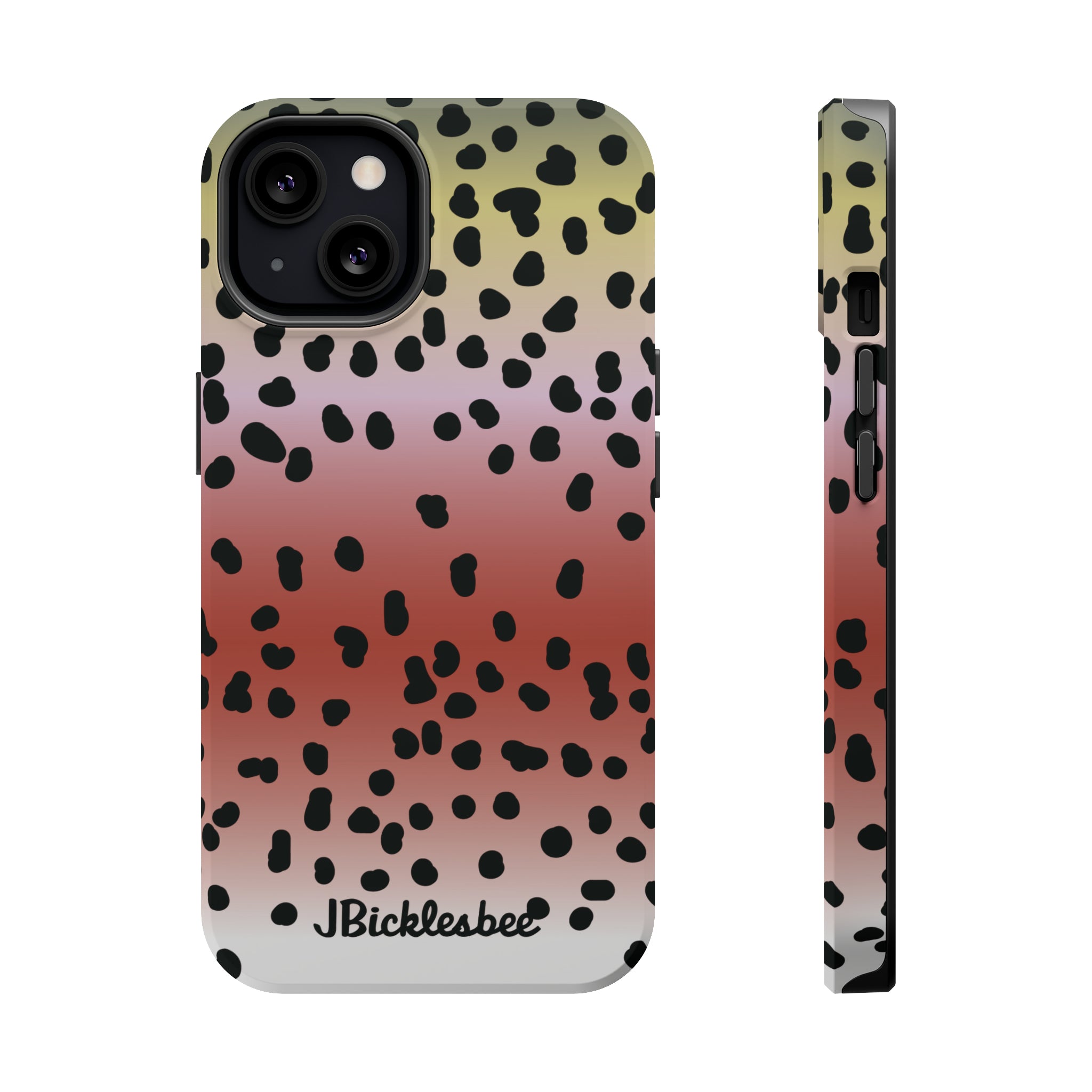 Rainbow Trout Pattern MagSafe iPhone Case