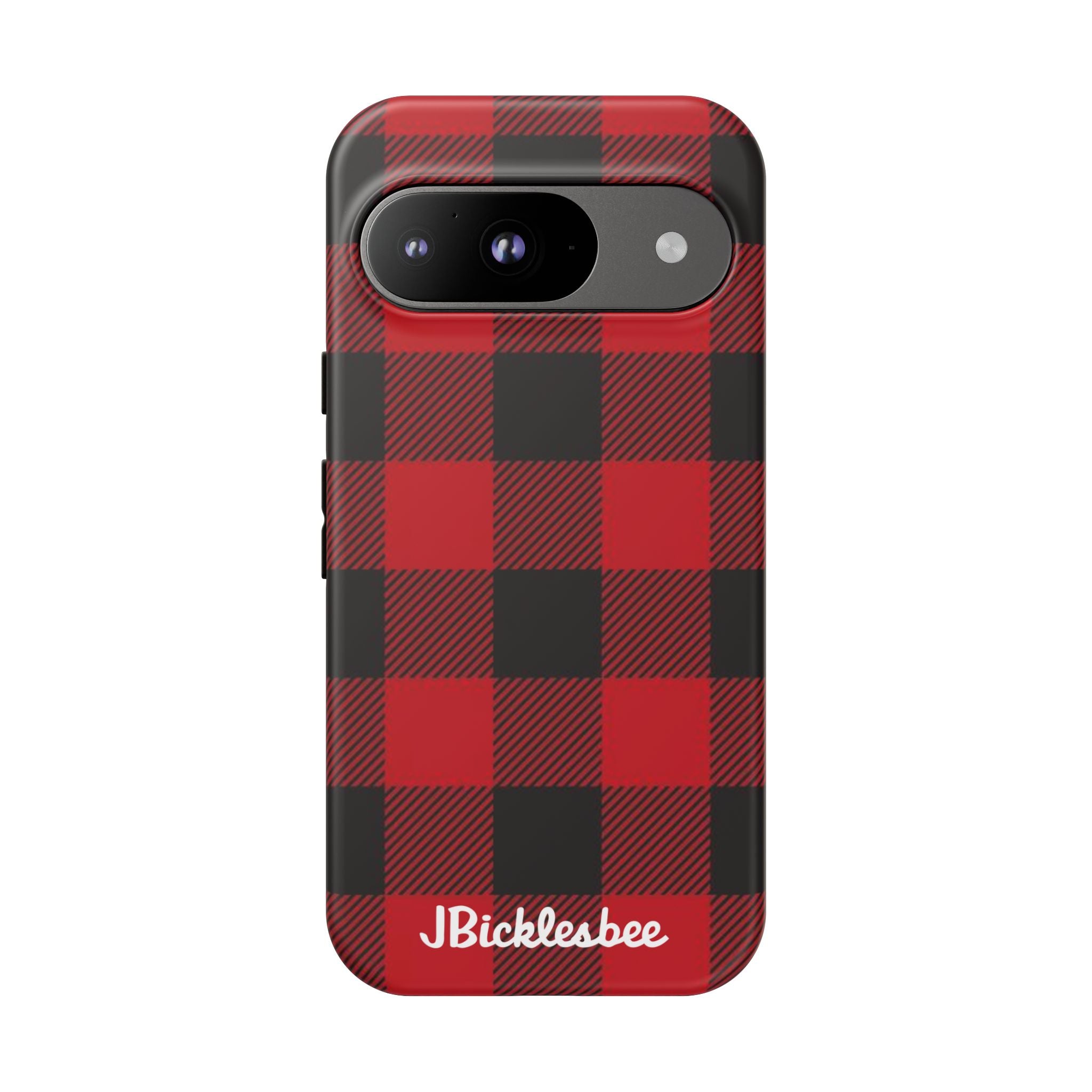 Retro Hunting Plaid Pattern Pixel Tough Case