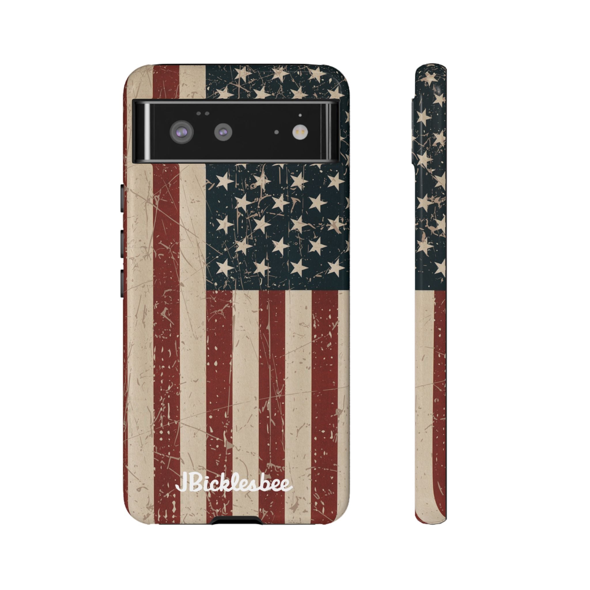 Old Glory American Flag Pixel Tough Case