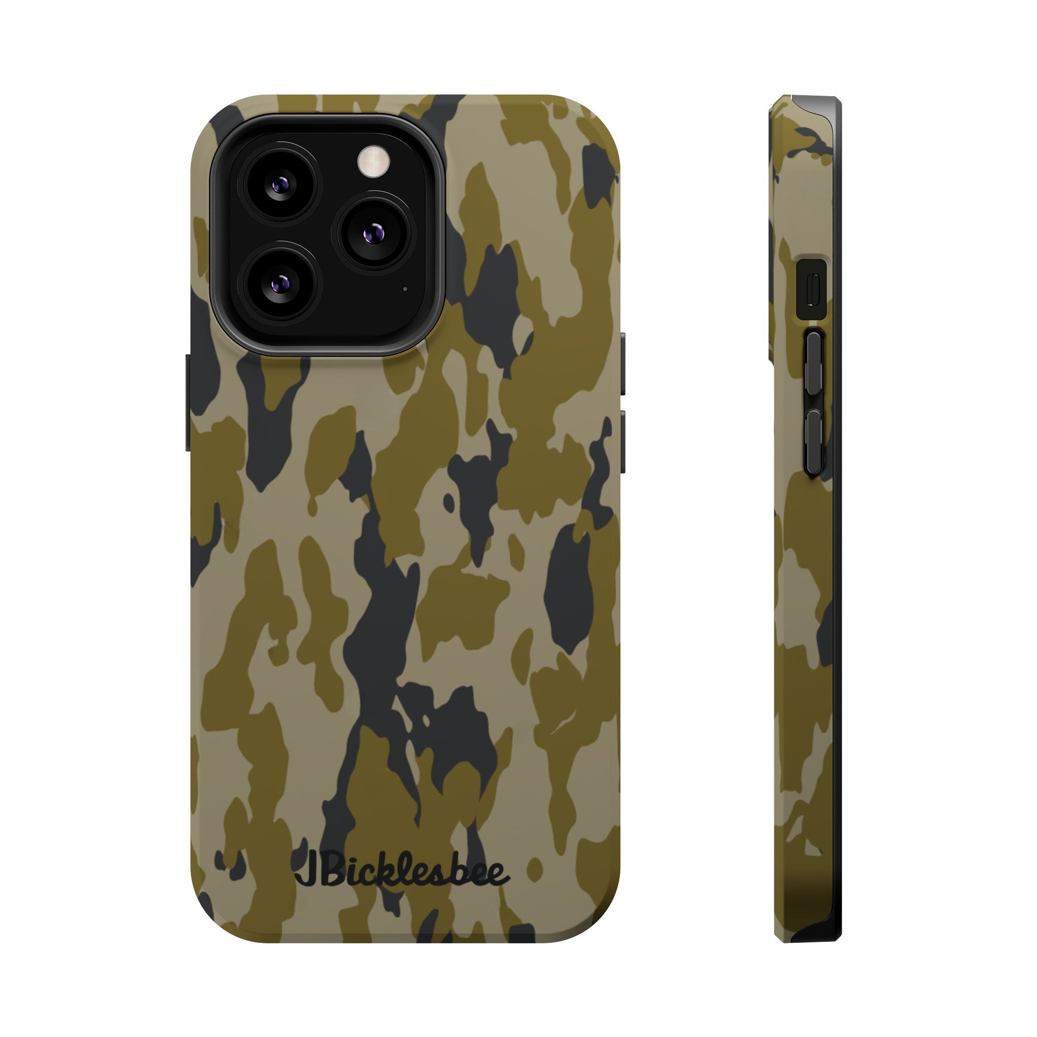 Retro Bark Camo MagSafe Tough iPhone Case