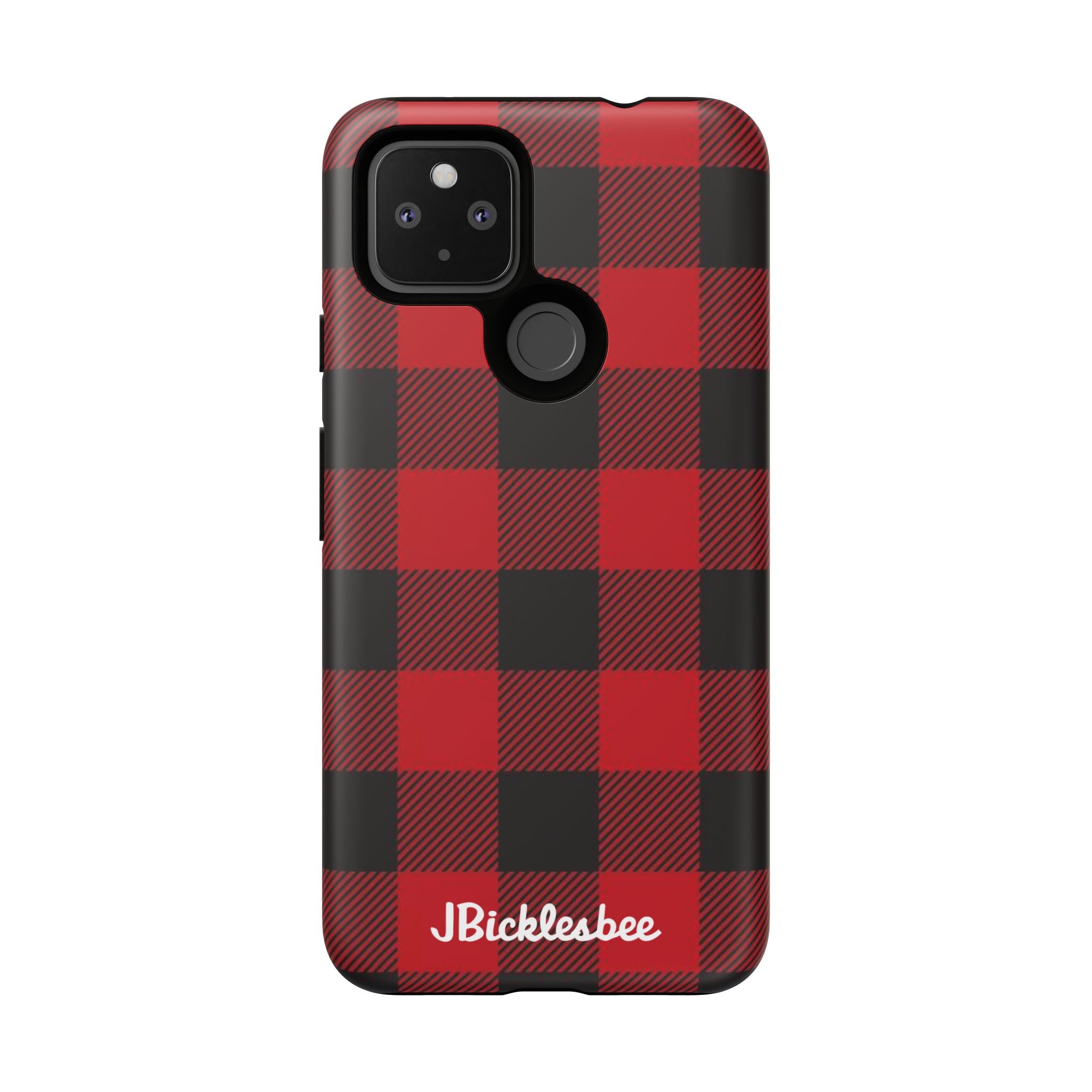 Retro Hunting Plaid Pattern Pixel Tough Case