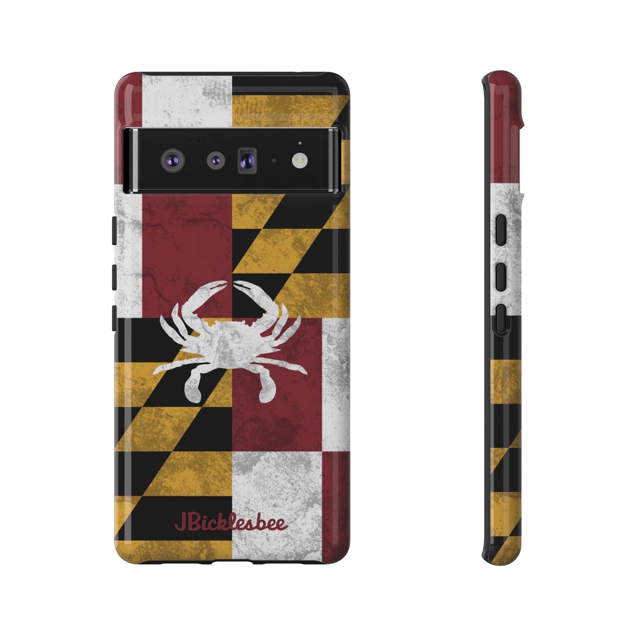 Maryland Flag Crab Pixel Tough Case