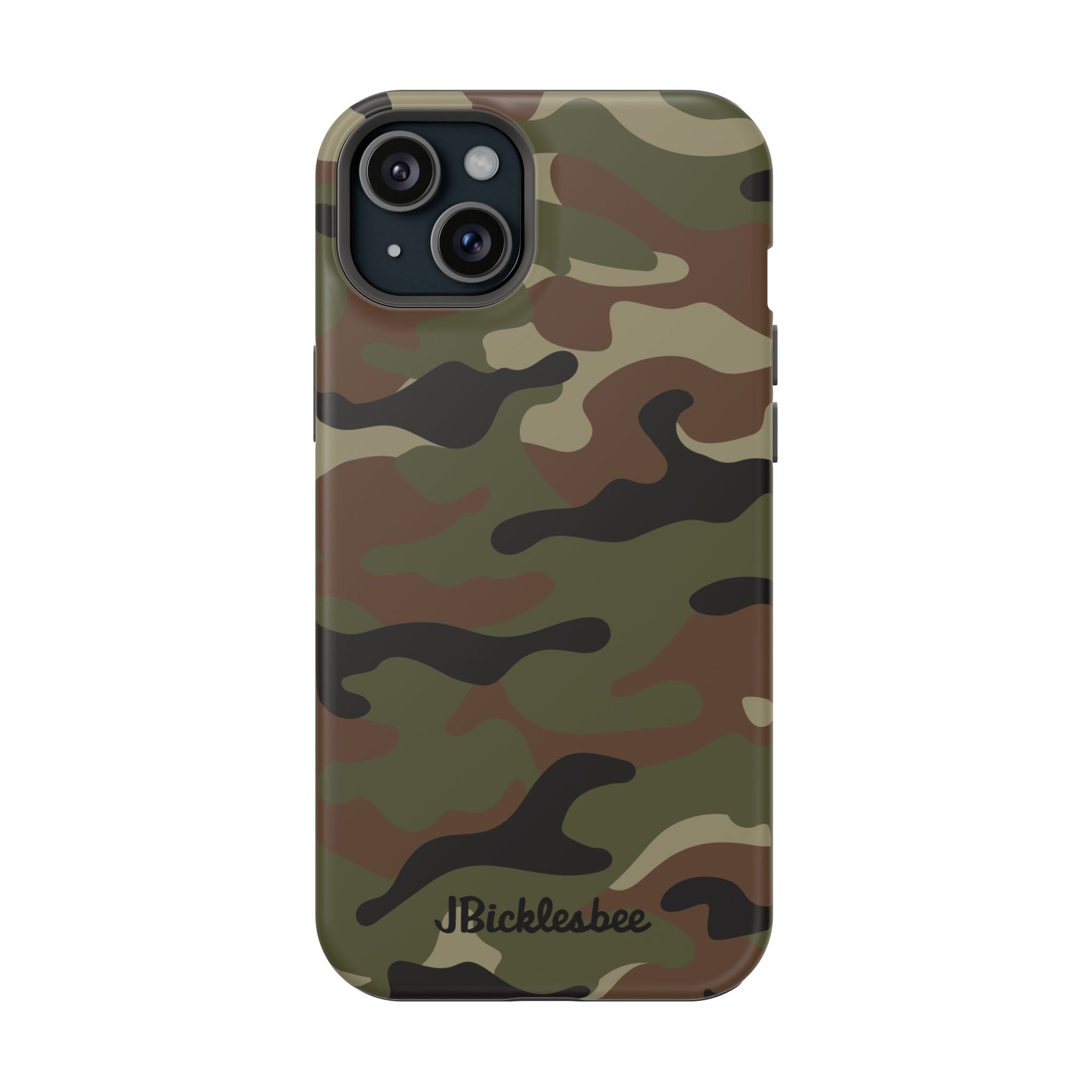 Retro Woodland Recon Camo MagSafe iPhone Tough Case