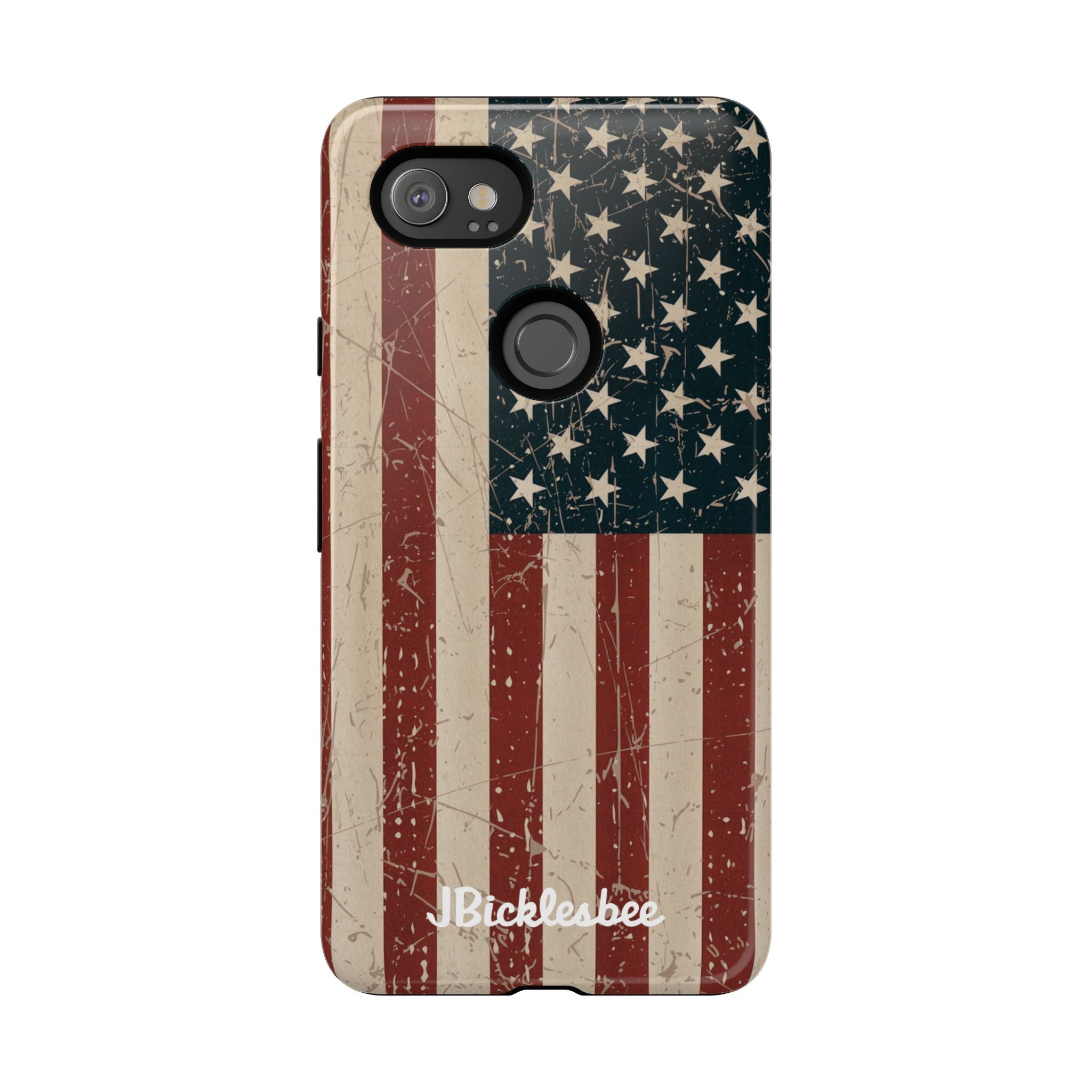 Old Glory American Flag Pixel Tough Case