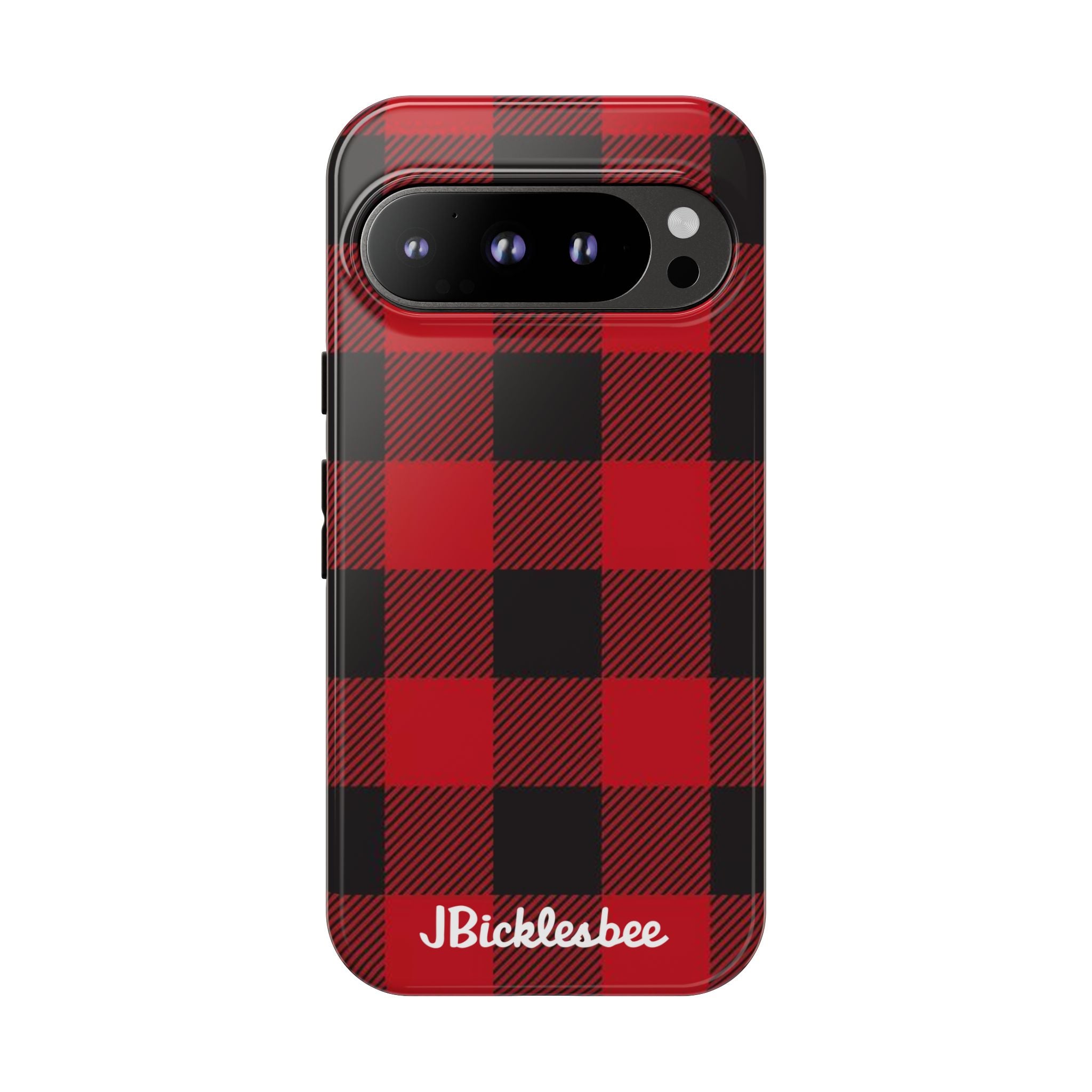 Retro Hunting Plaid Pattern Pixel Tough Case