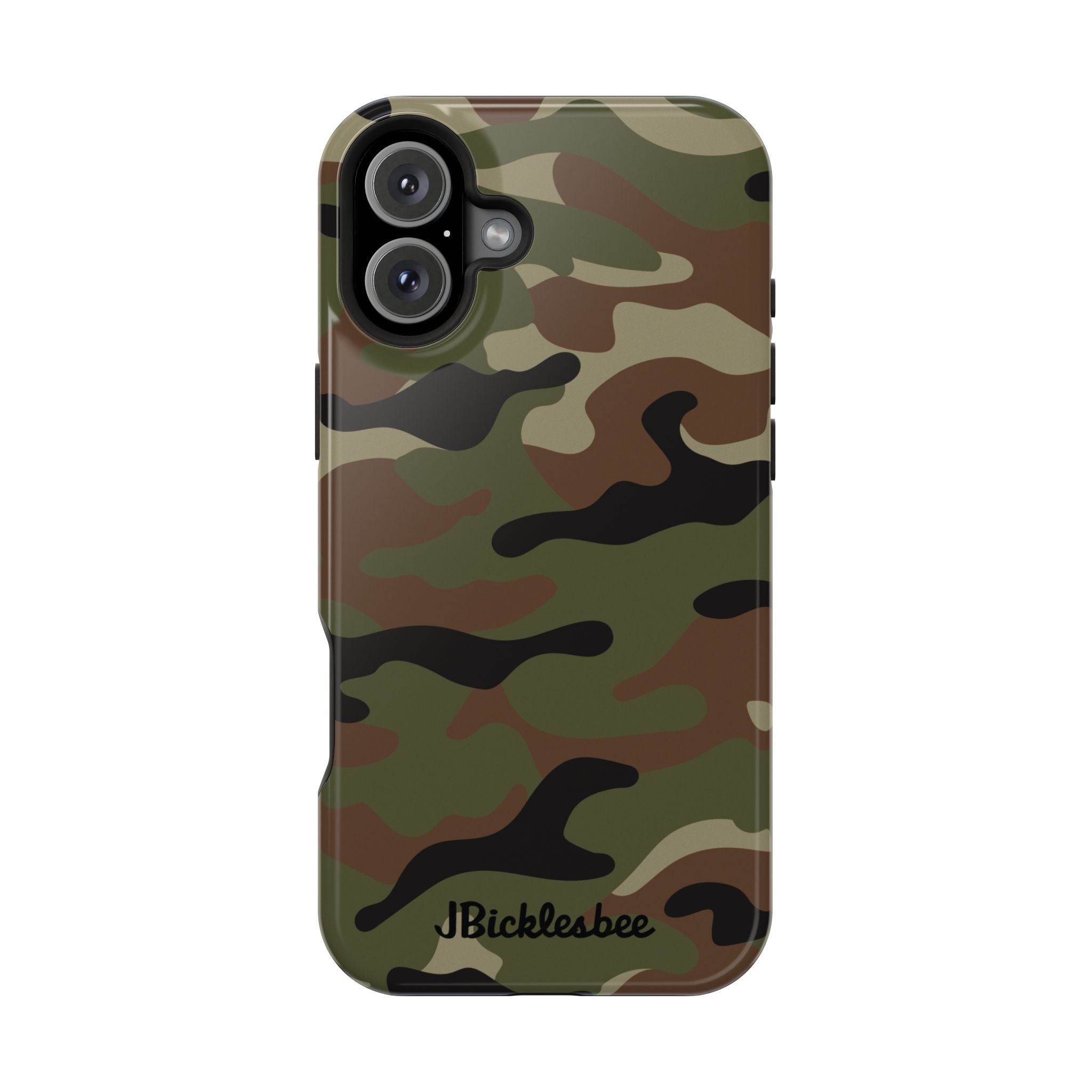 Retro Woodland Recon Camo MagSafe iPhone Tough Case