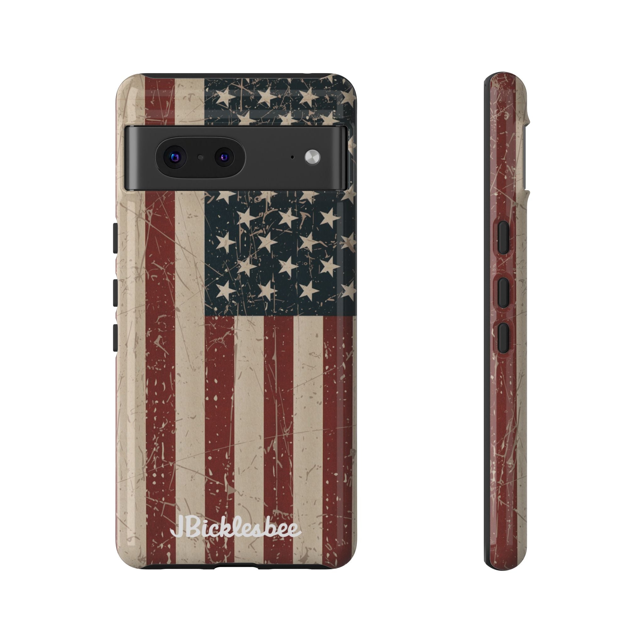 Old Glory American Flag Pixel Tough Case