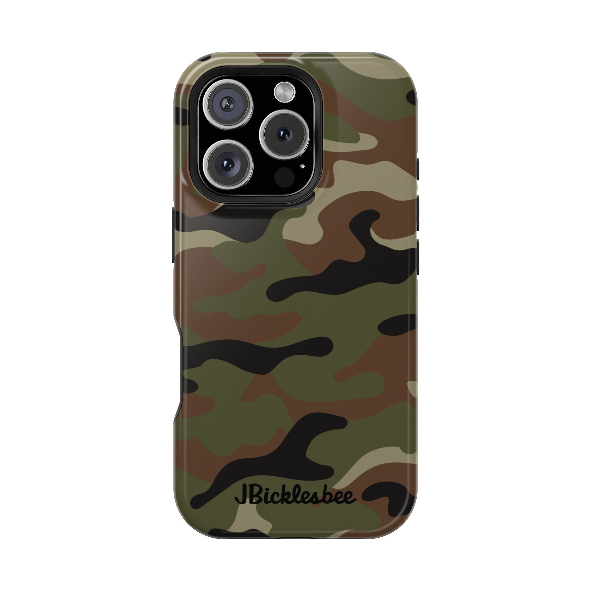 Retro Woodland Recon Camo MagSafe iPhone Tough Case