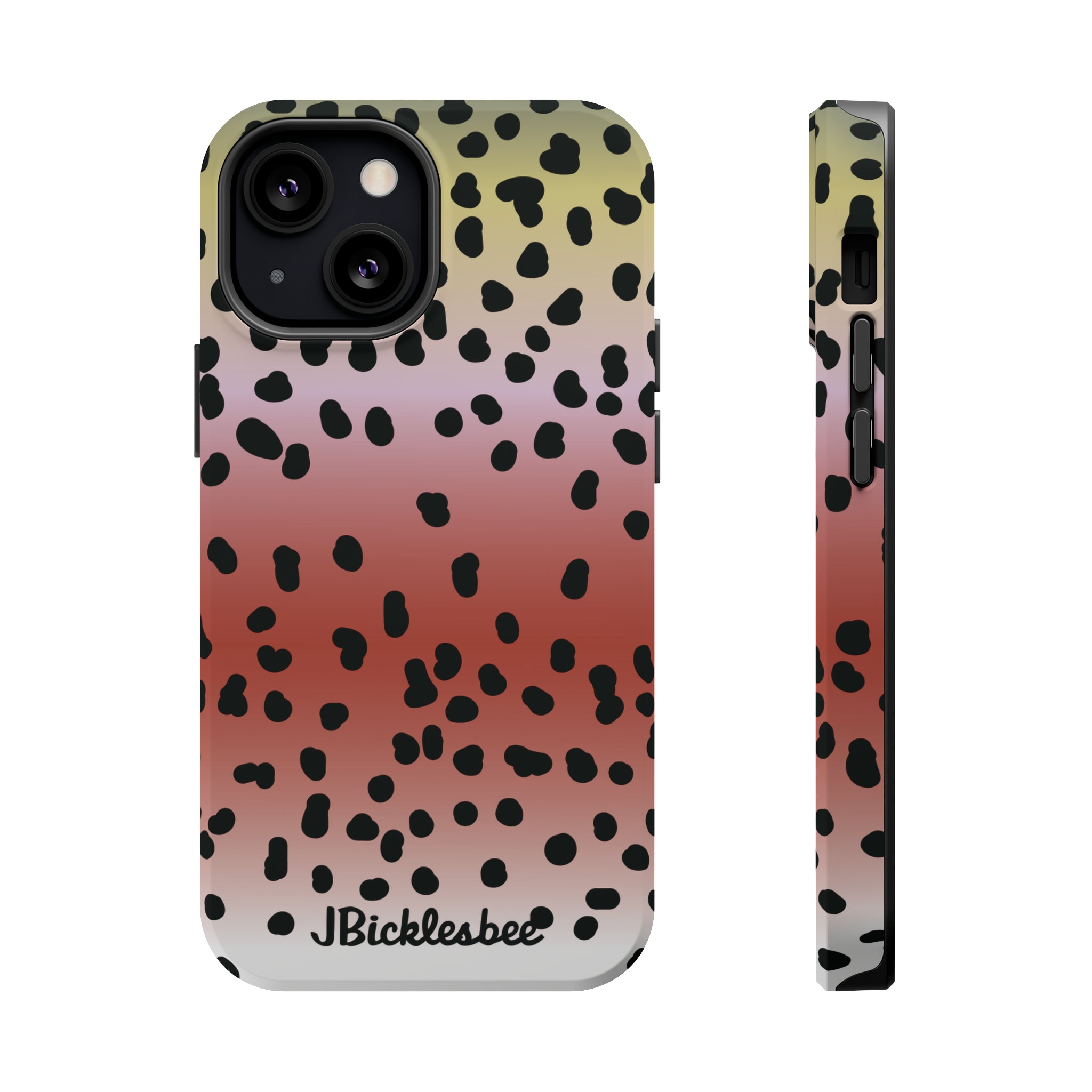 Rainbow Trout Pattern MagSafe iPhone Case