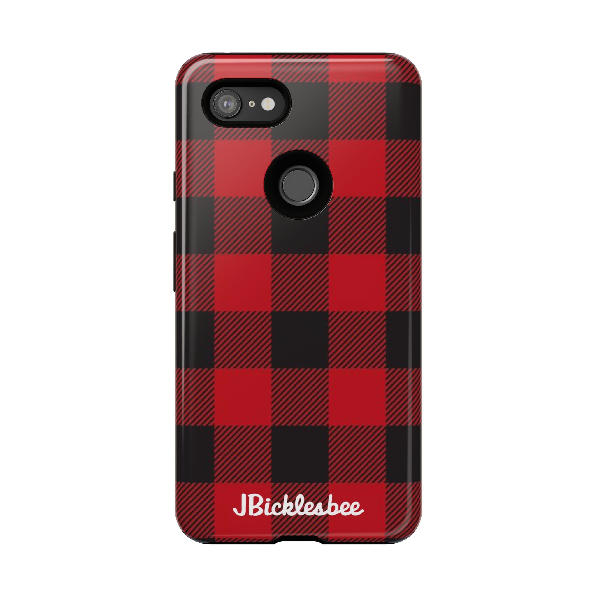 Retro Hunting Plaid Pattern Pixel Tough Case