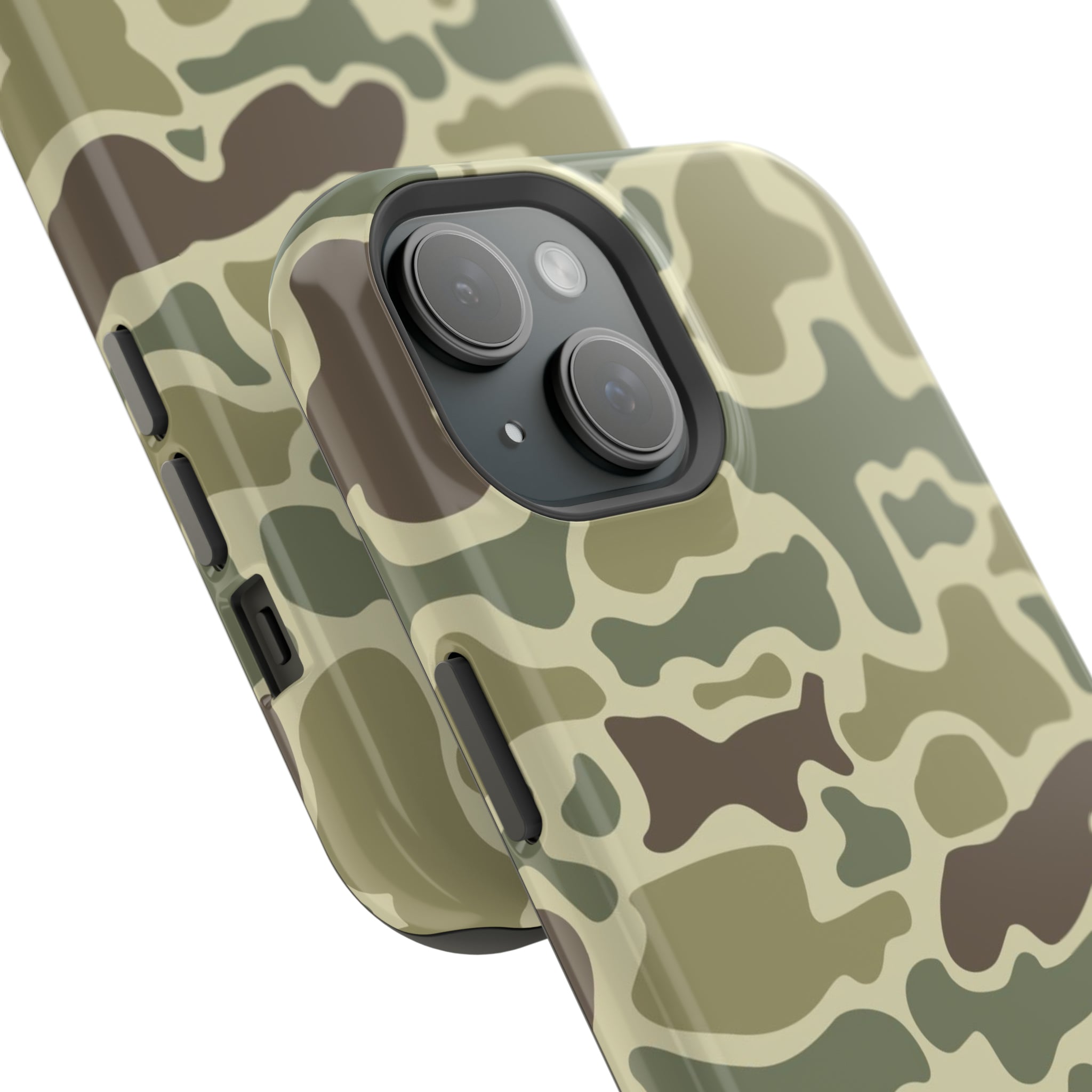 Retro Forest Duck Camo MagSafe iPhone Case