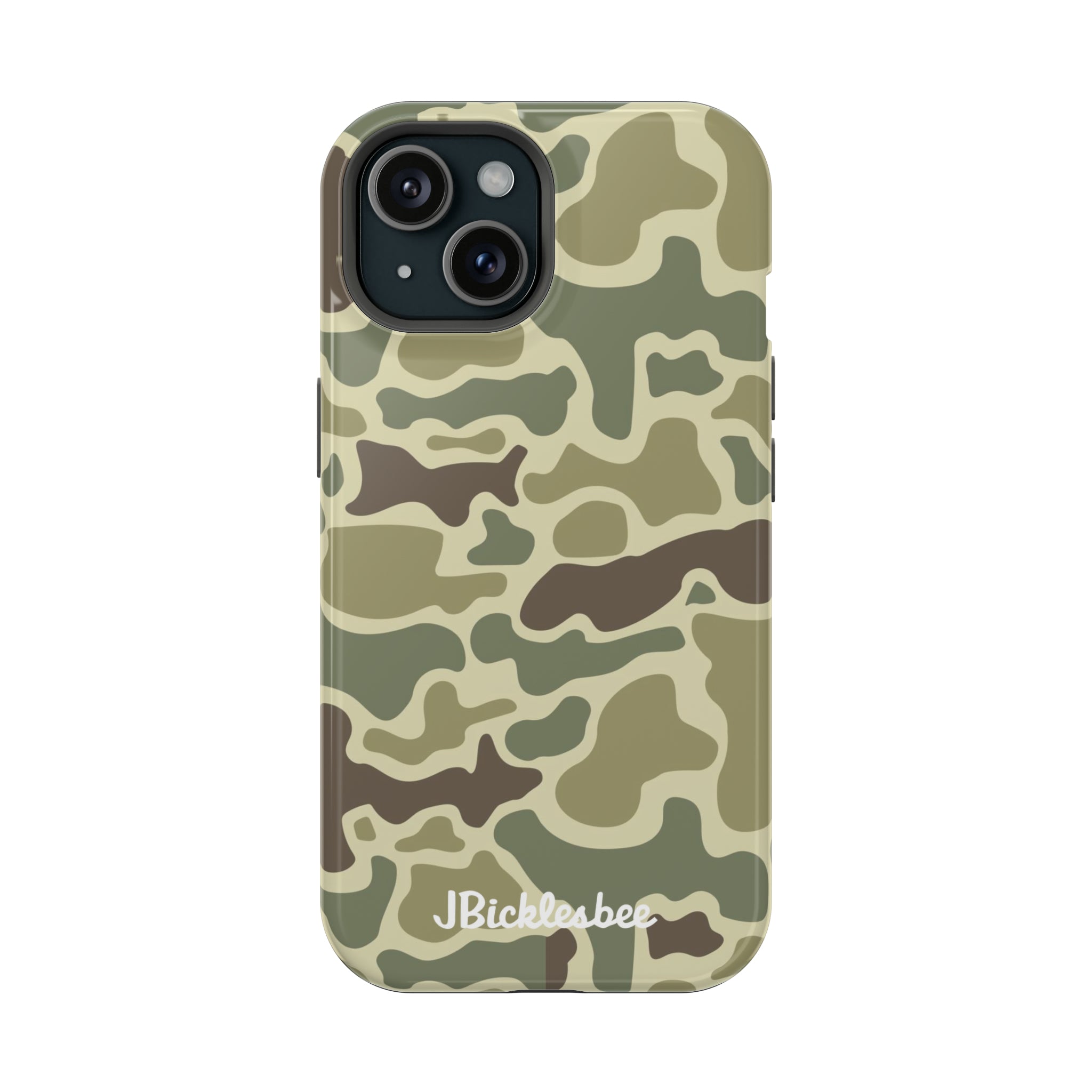 Retro Forest Duck Camo MagSafe iPhone Case