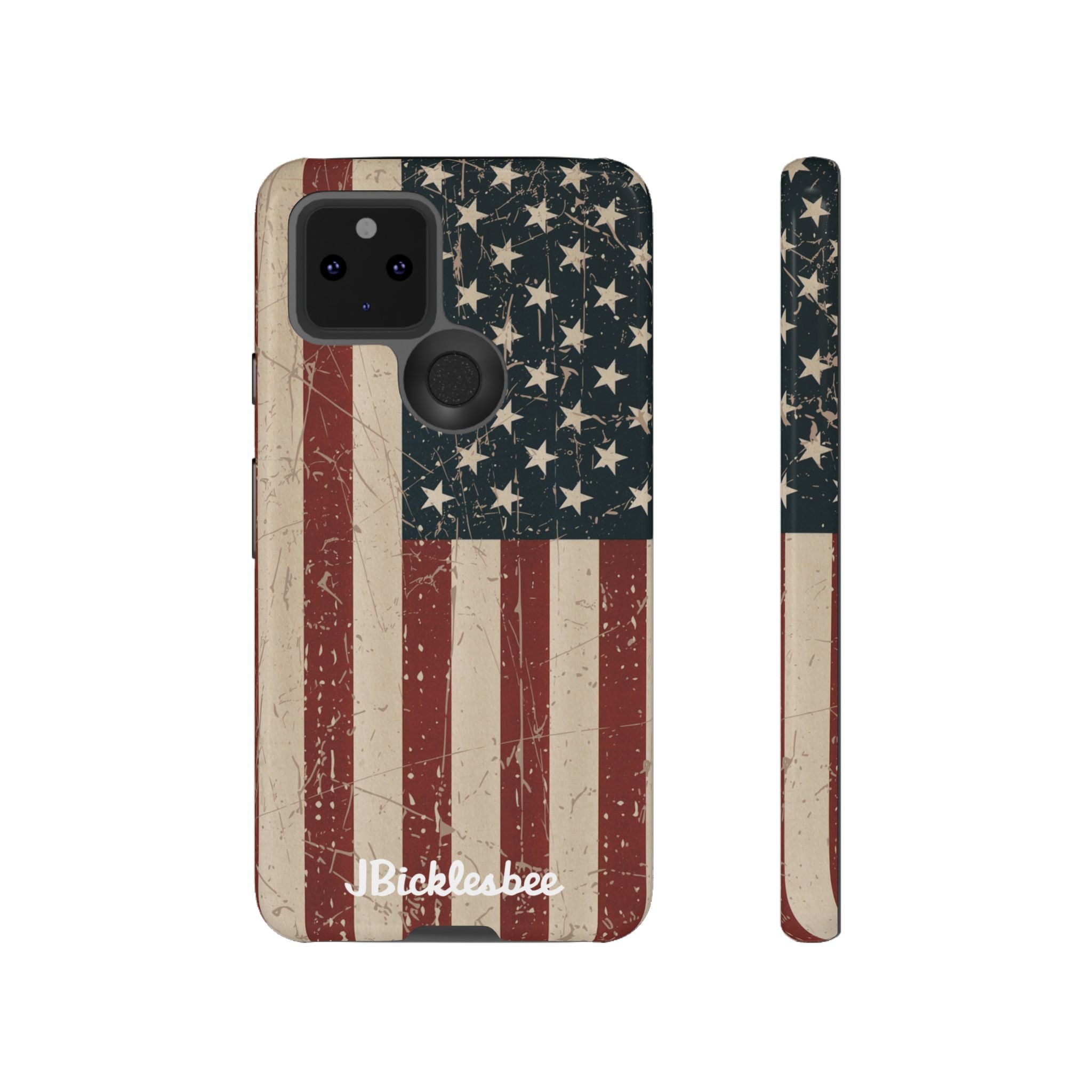 Old Glory American Flag Pixel Tough Case