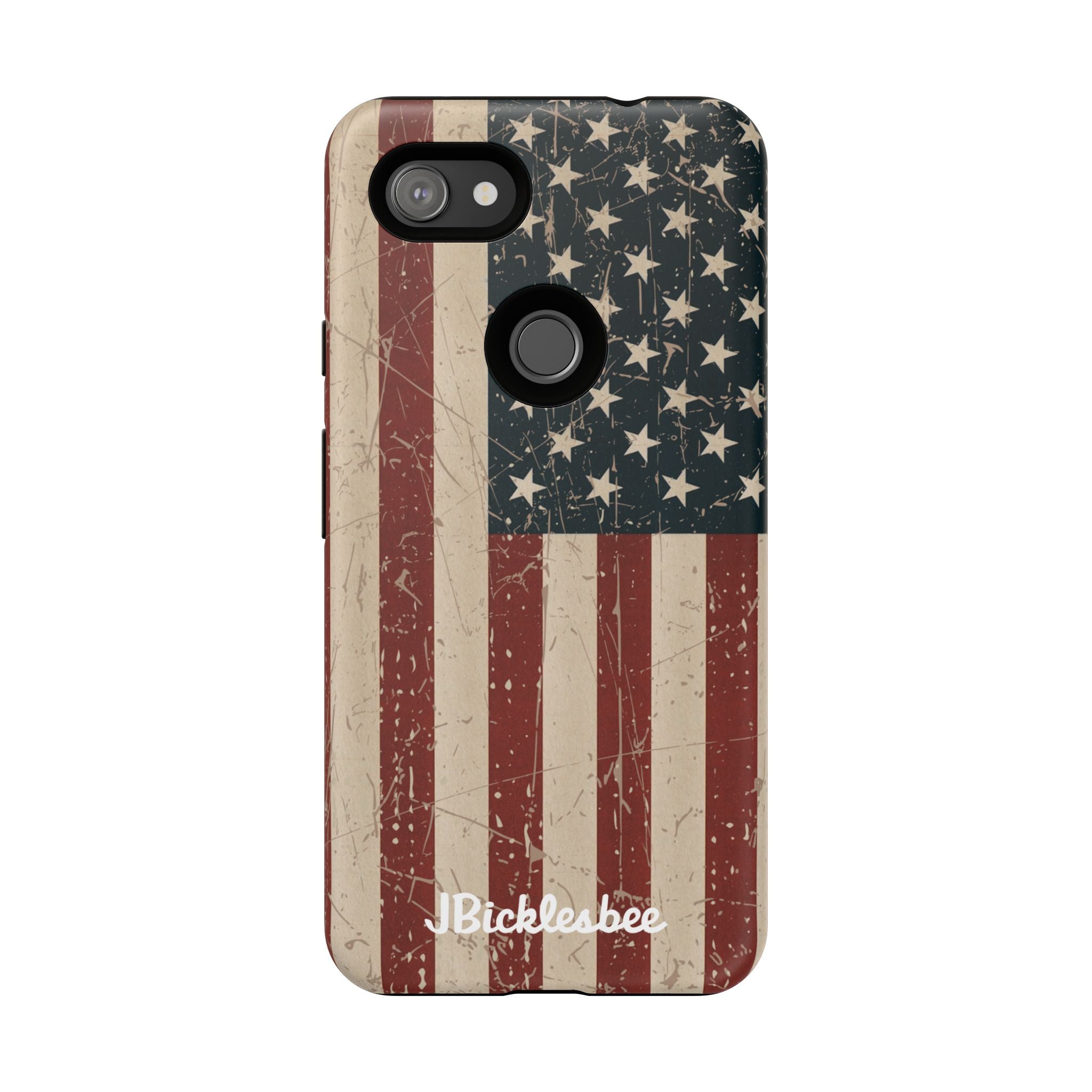 Old Glory American Flag Pixel Tough Case