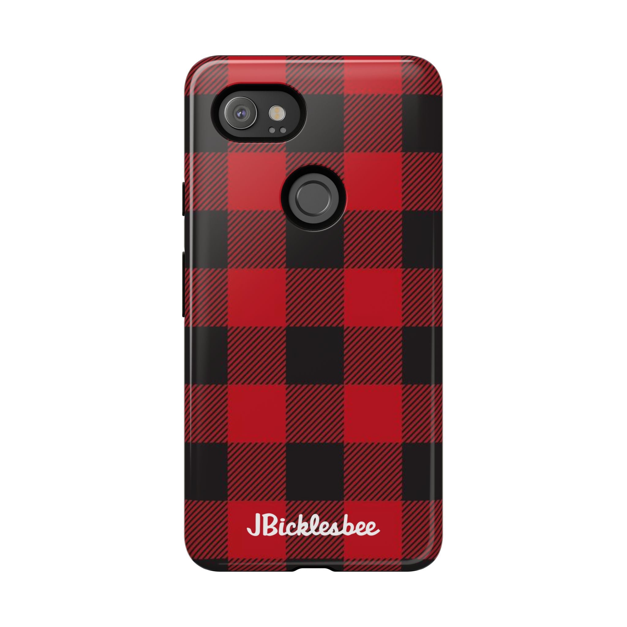 Retro Hunting Plaid Pattern Pixel Tough Case