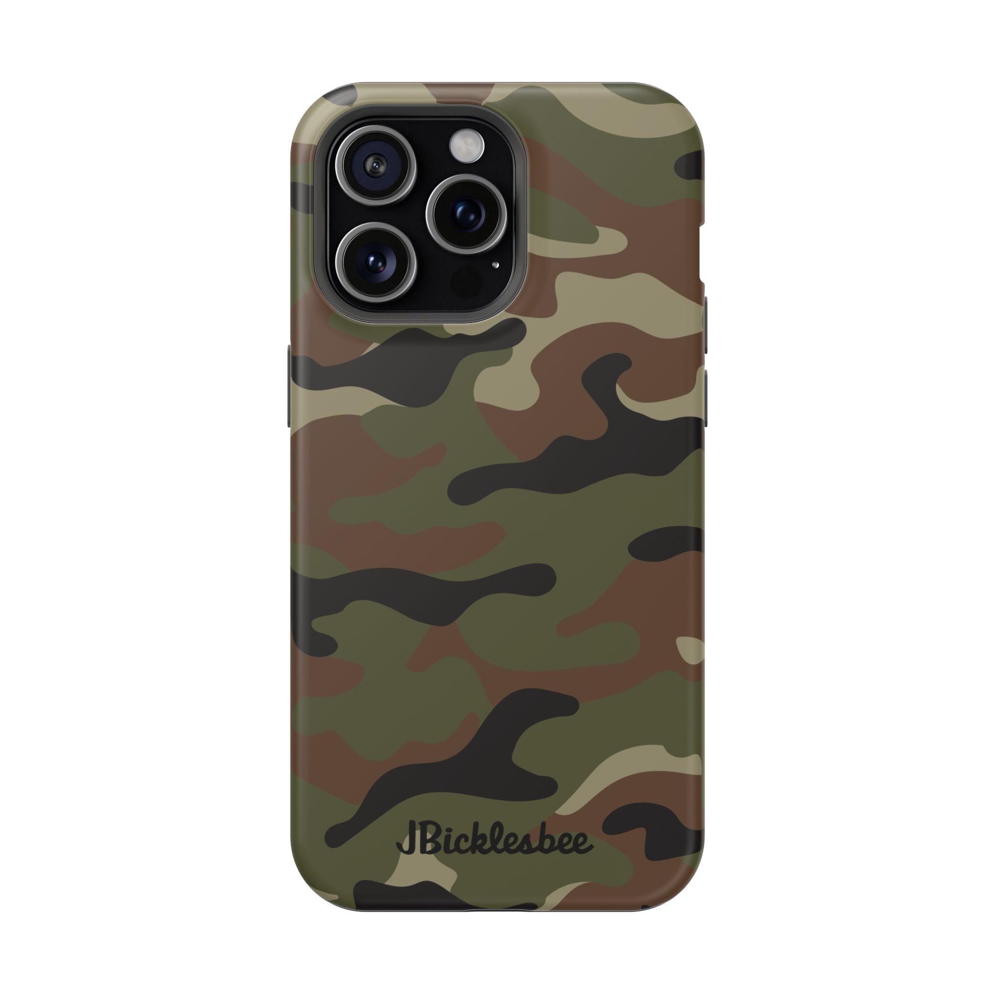 Retro Woodland Recon Camo MagSafe iPhone Tough Case