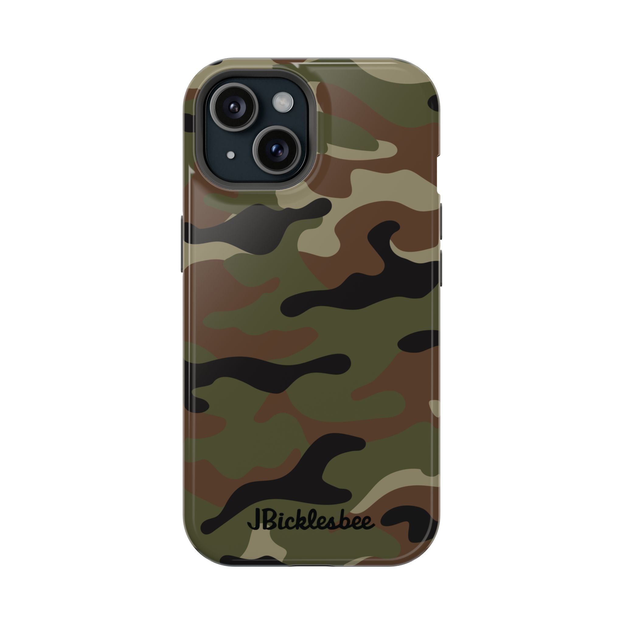 Retro Woodland Recon Camo MagSafe iPhone Tough Case